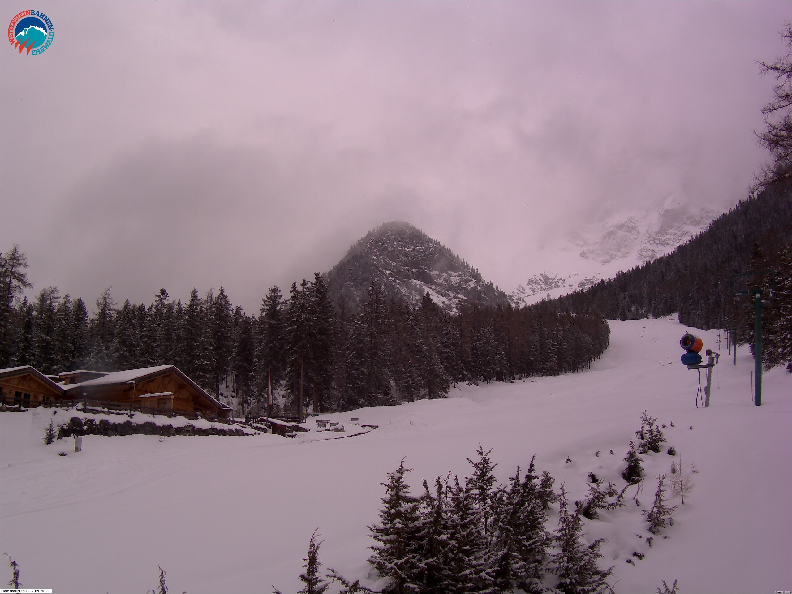 Archiv Foto Webcam Gamskarlift im Skigebiet Ehrwald