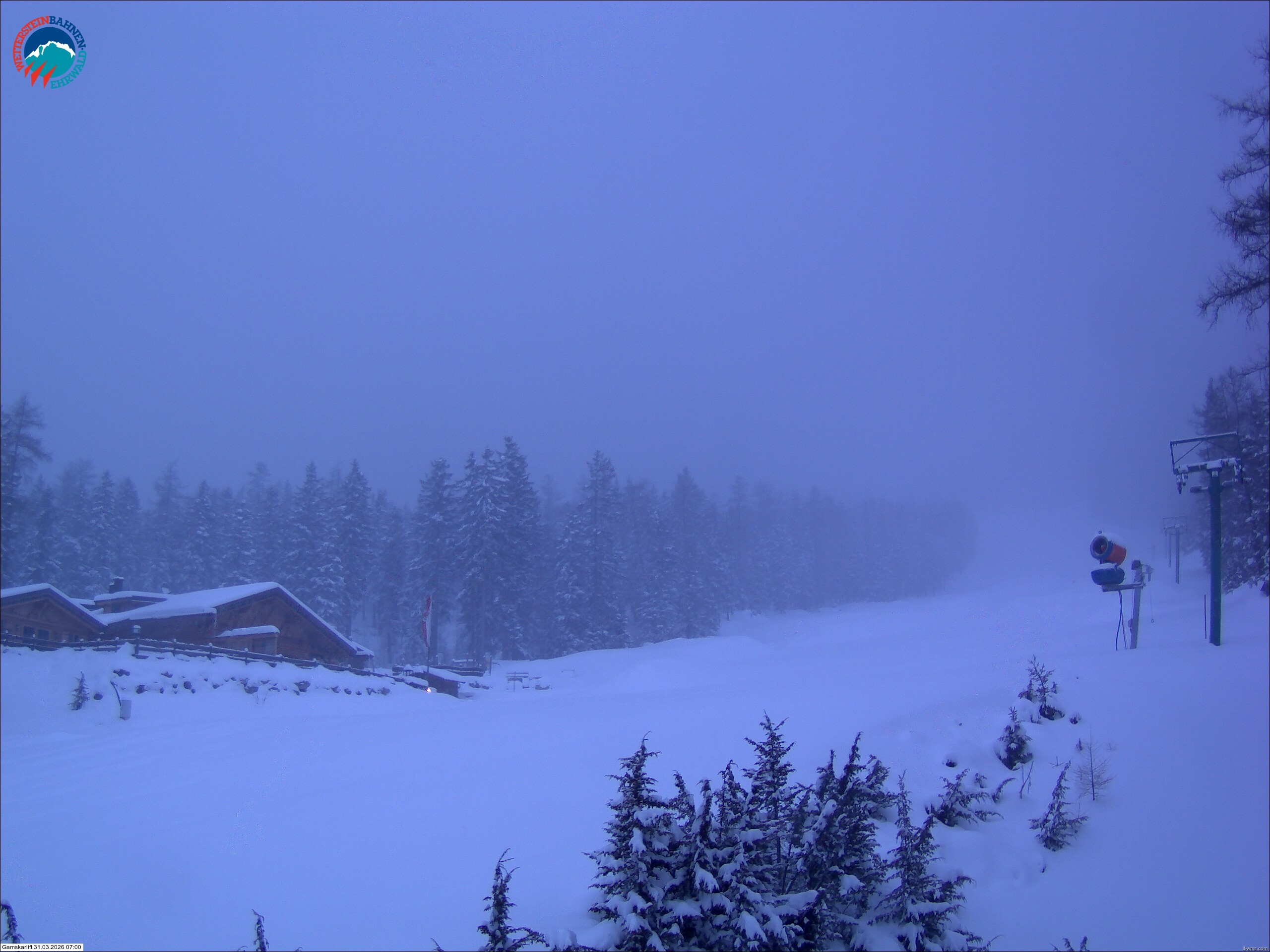 Archiv Foto Webcam Gamskarlift im Skigebiet Ehrwald