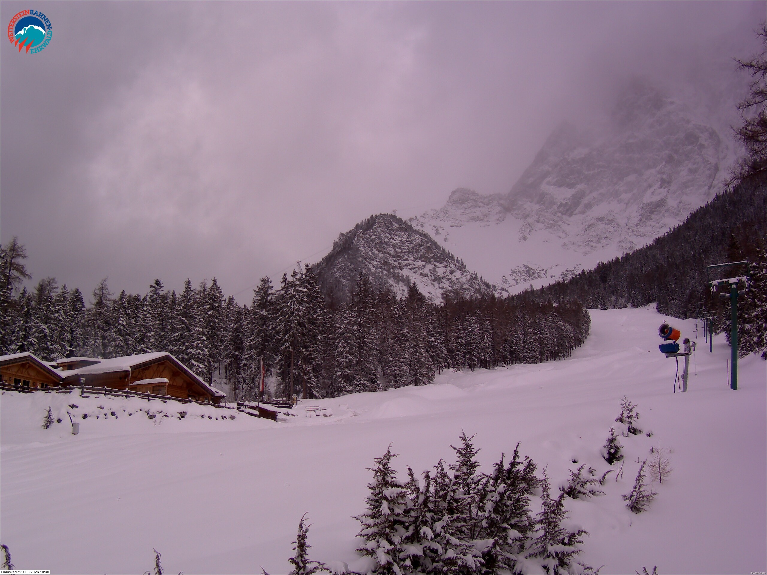 Archiv Foto Webcam Gamskarlift im Skigebiet Ehrwald