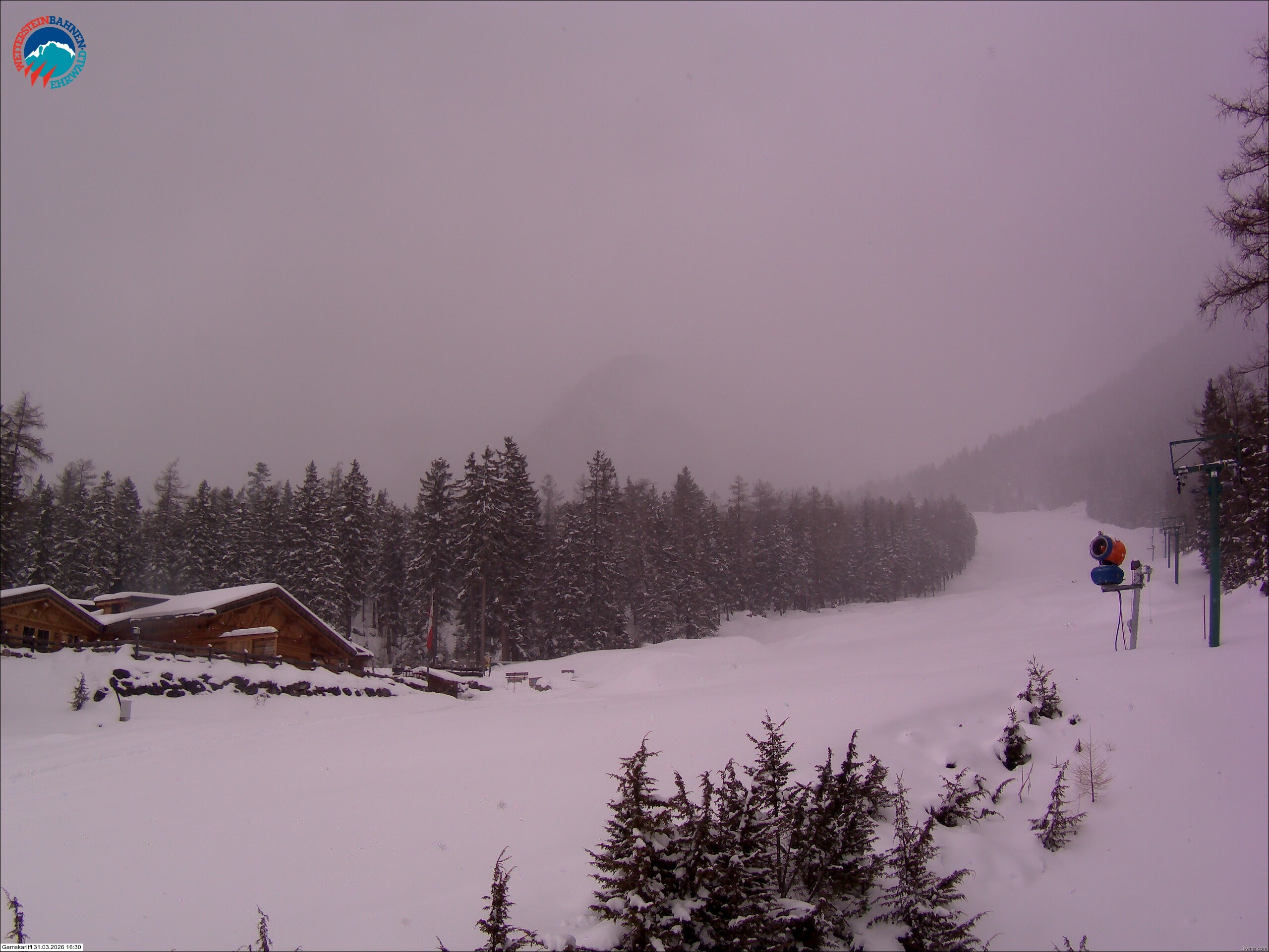 Archiv Foto Webcam Gamskarlift im Skigebiet Ehrwald