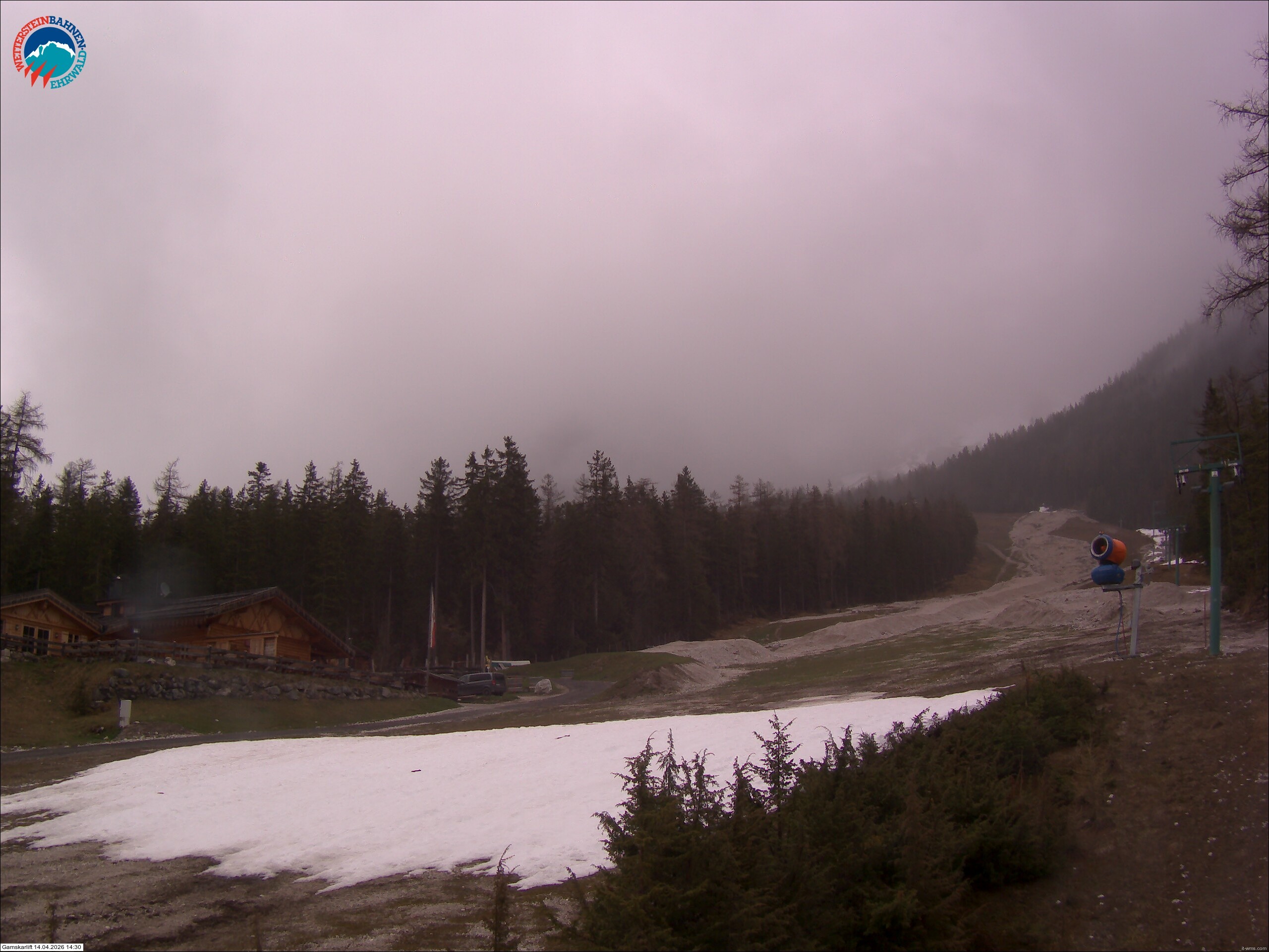Archiv Foto Webcam Gamskarlift im Skigebiet Ehrwald
