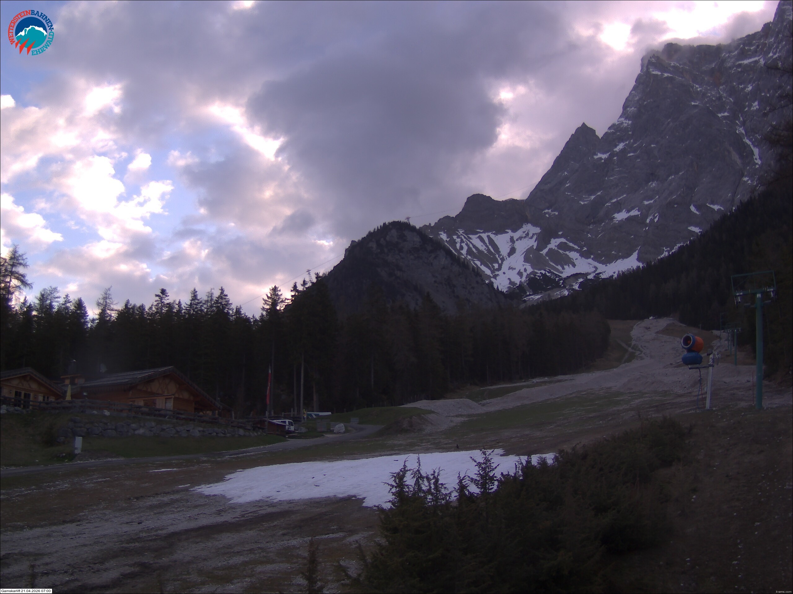 Archiv Foto Webcam Gamskarlift im Skigebiet Ehrwald