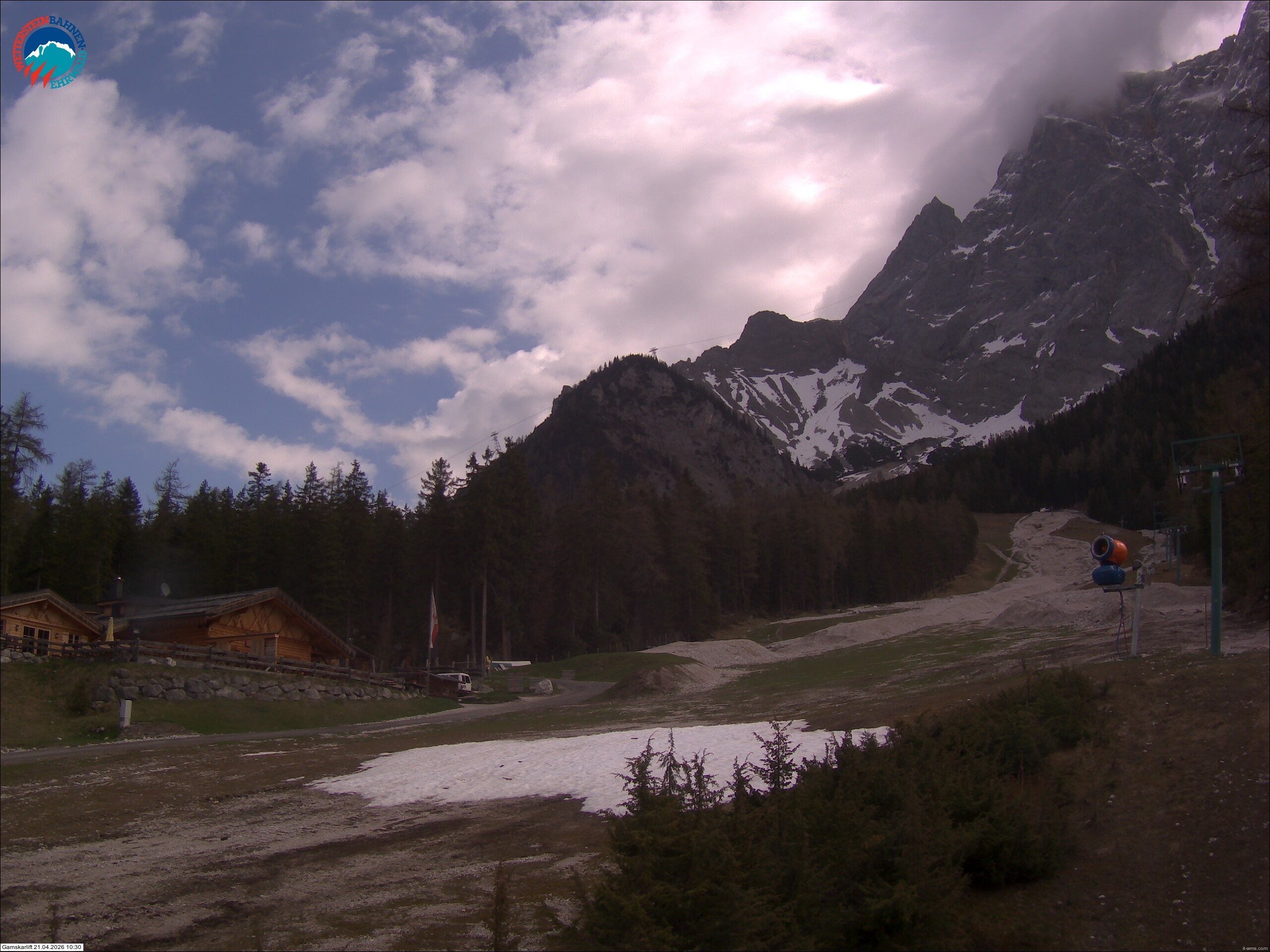 Archiv Foto Webcam Gamskarlift im Skigebiet Ehrwald