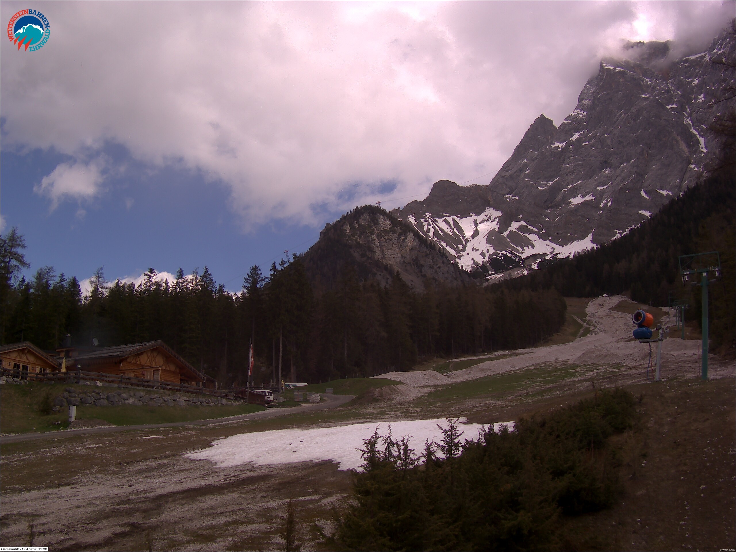 Archiv Foto Webcam Gamskarlift im Skigebiet Ehrwald