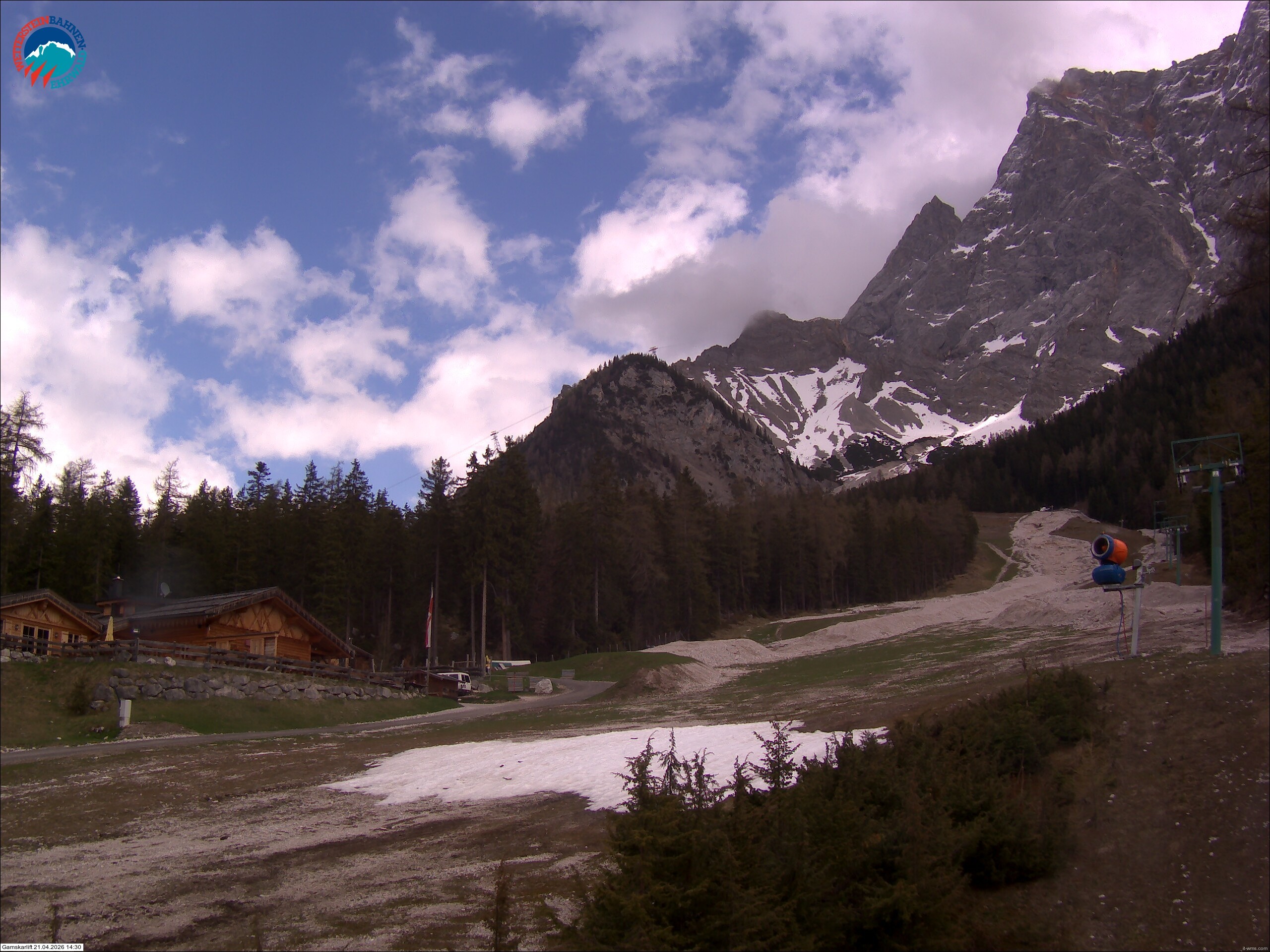 Archiv Foto Webcam Gamskarlift im Skigebiet Ehrwald