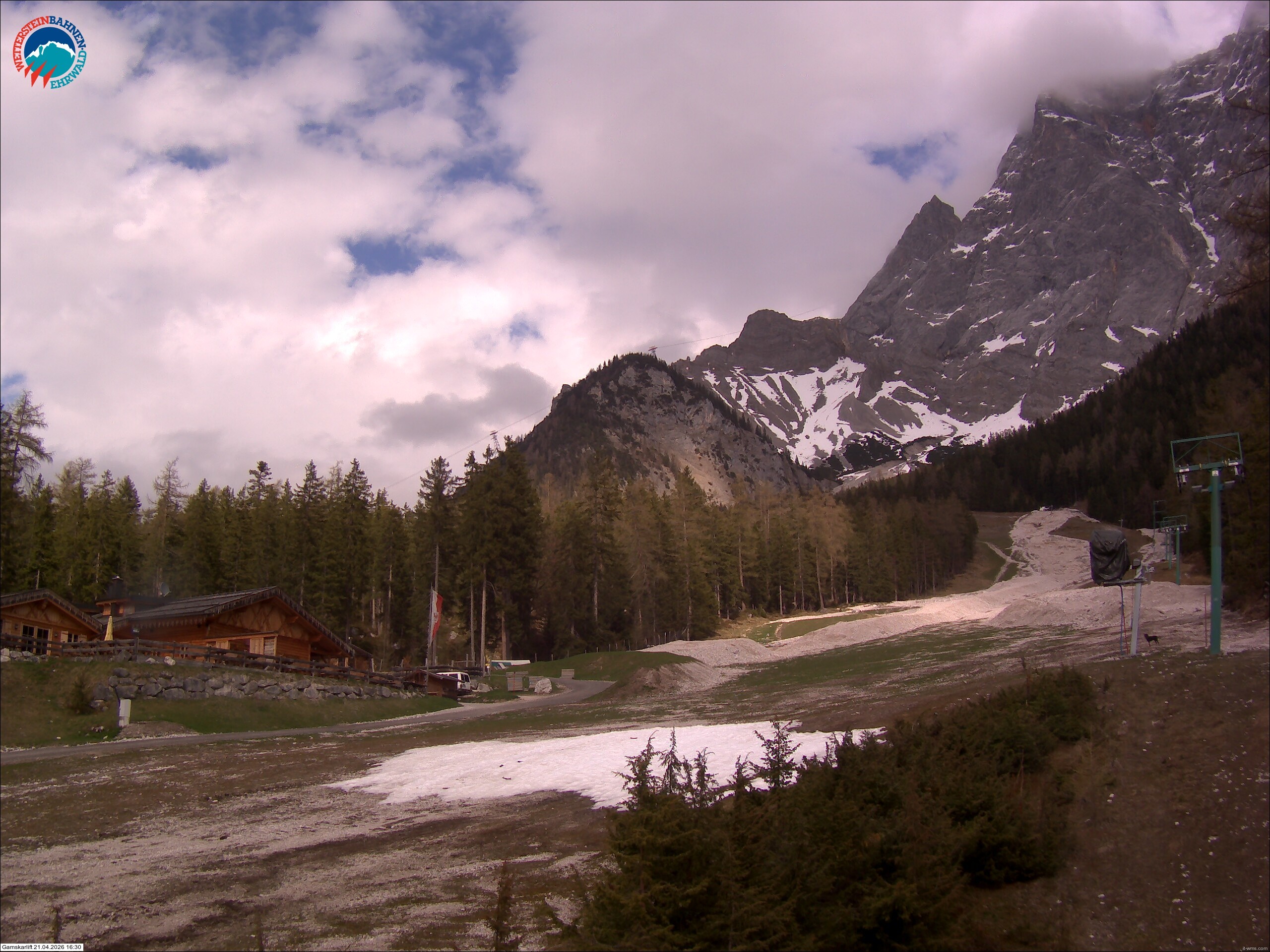 Archiv Foto Webcam Gamskarlift im Skigebiet Ehrwald