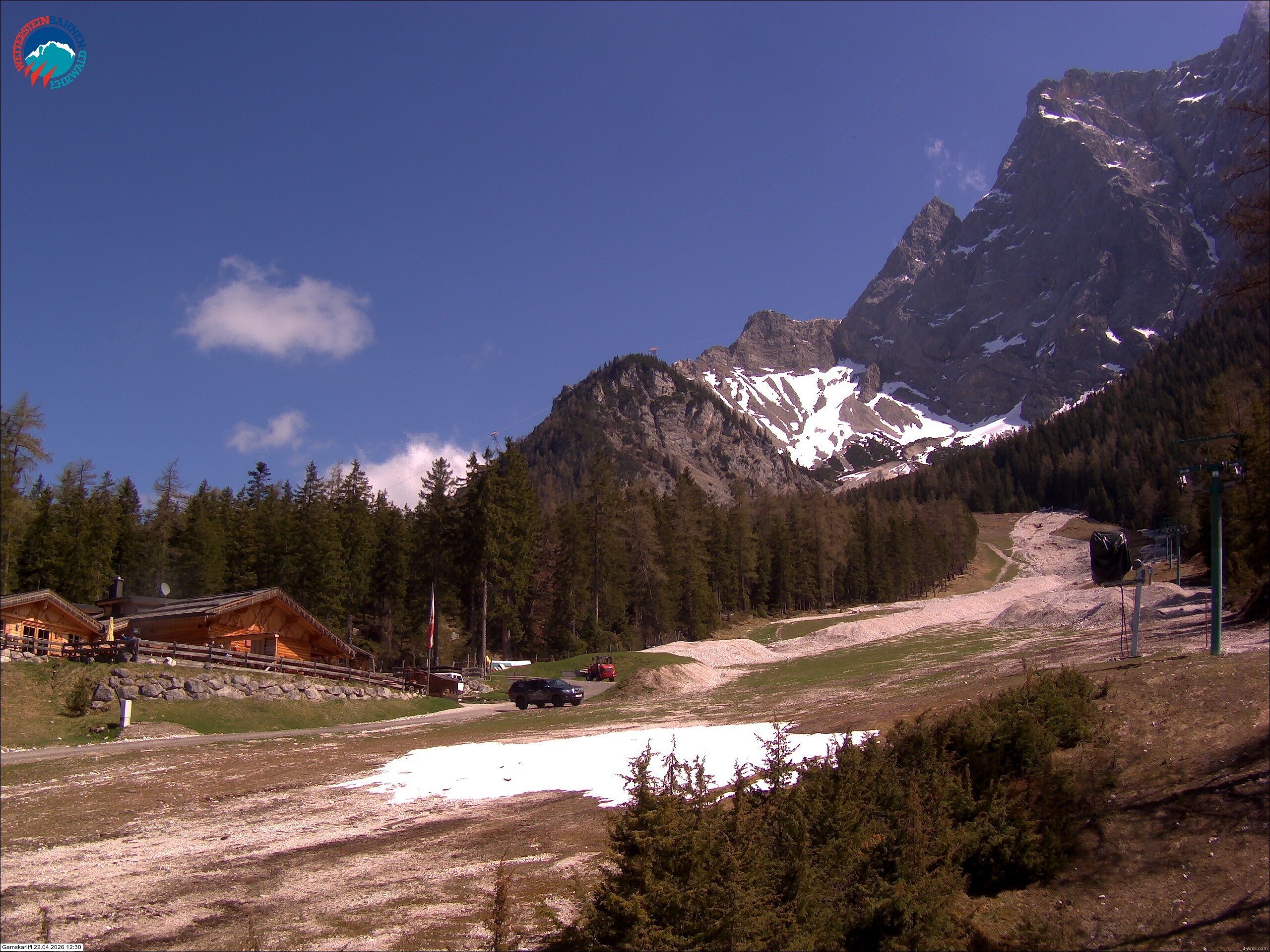 Archiv Foto Webcam Gamskarlift im Skigebiet Ehrwald
