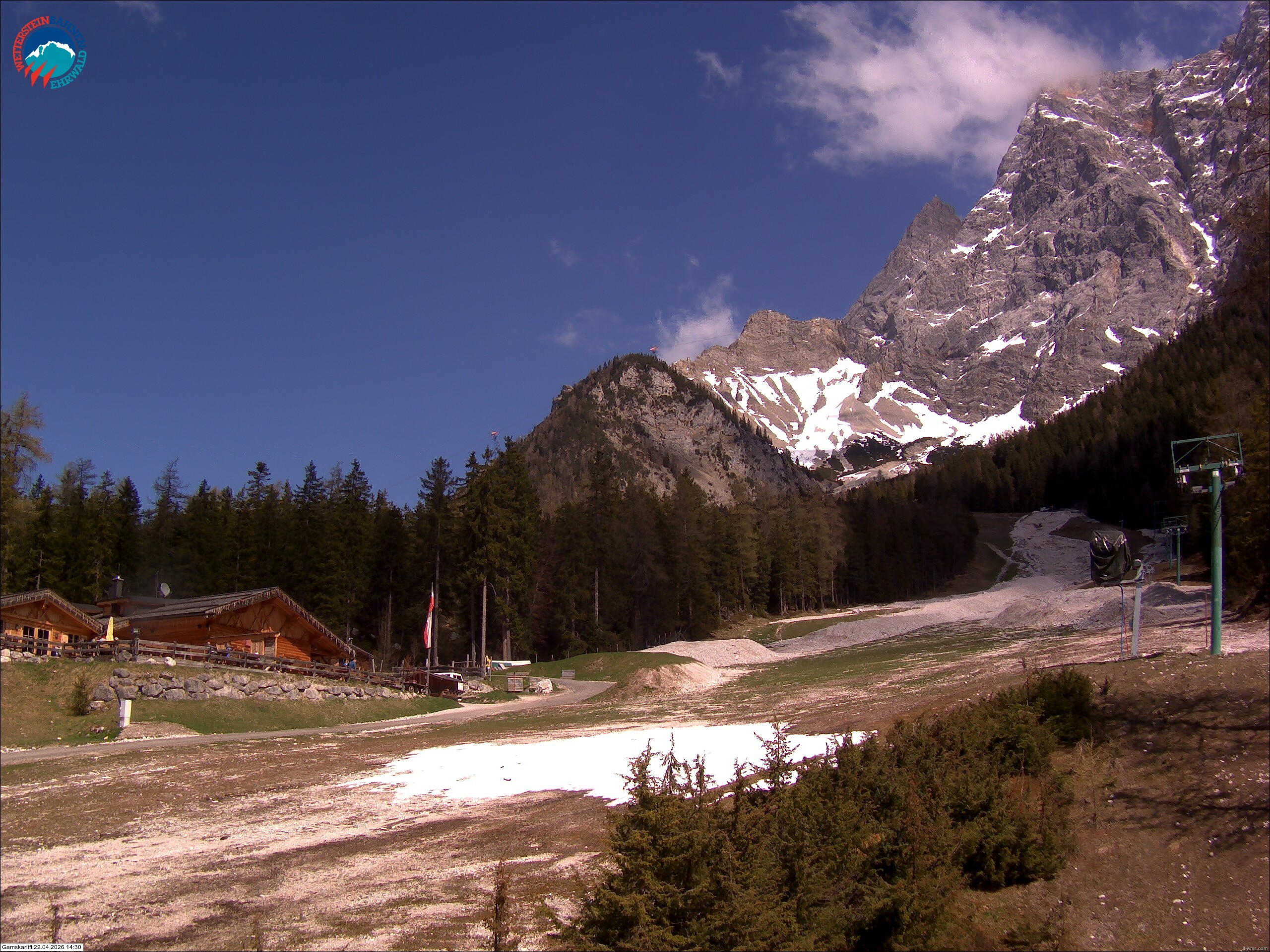 Archiv Foto Webcam Gamskarlift im Skigebiet Ehrwald