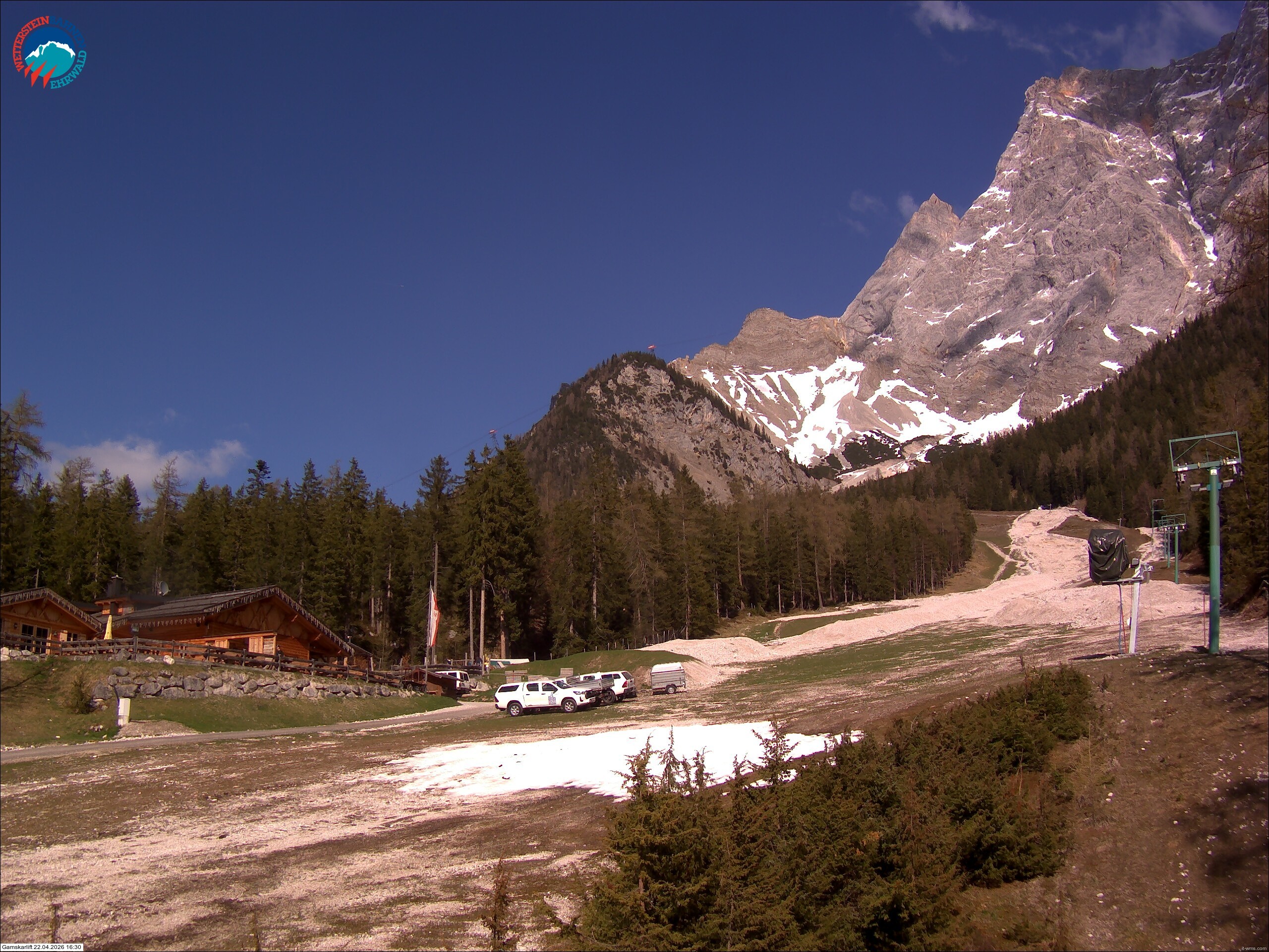 Archiv Foto Webcam Gamskarlift im Skigebiet Ehrwald