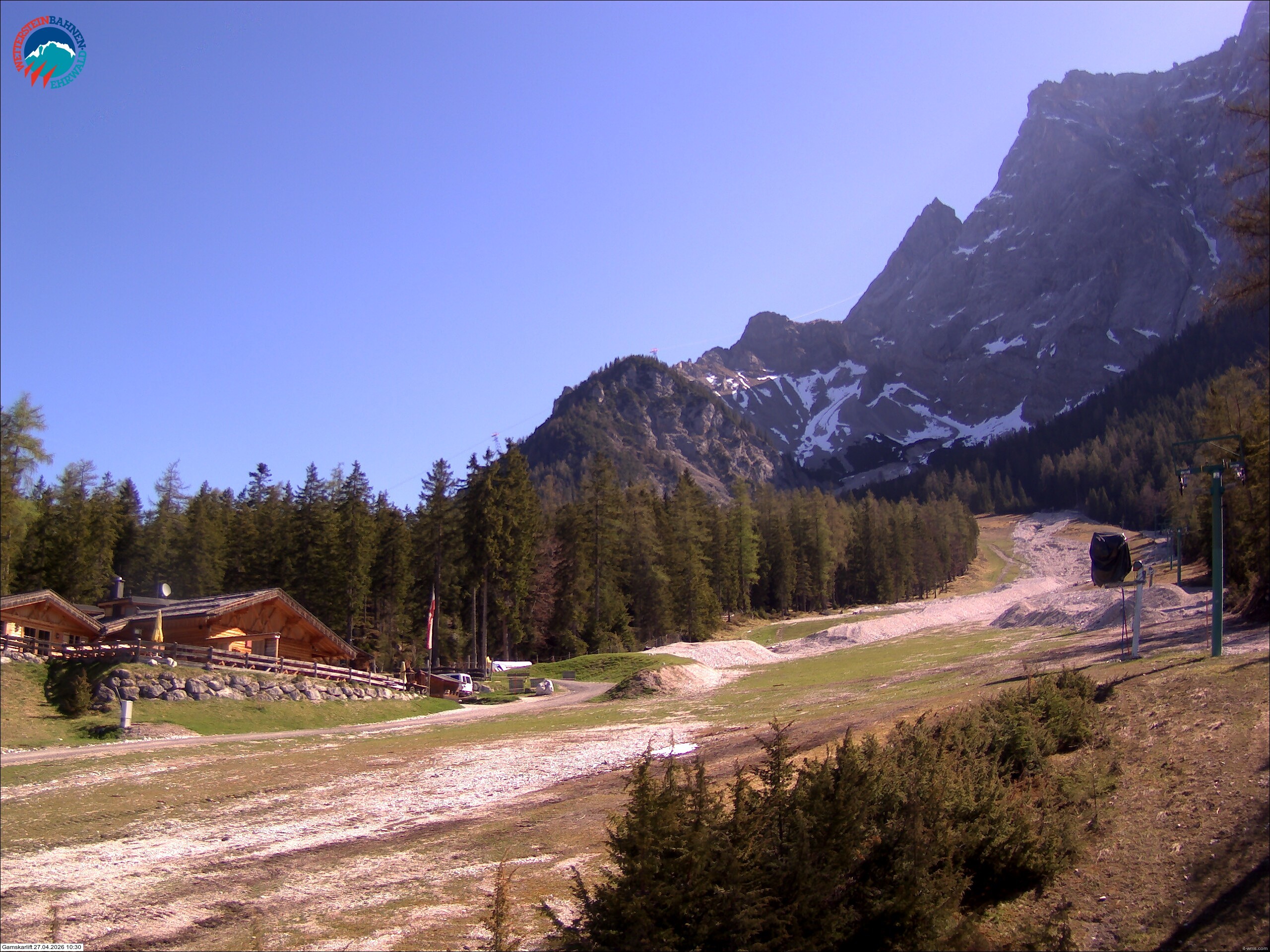 Archiv Foto Webcam Gamskarlift im Skigebiet Ehrwald
