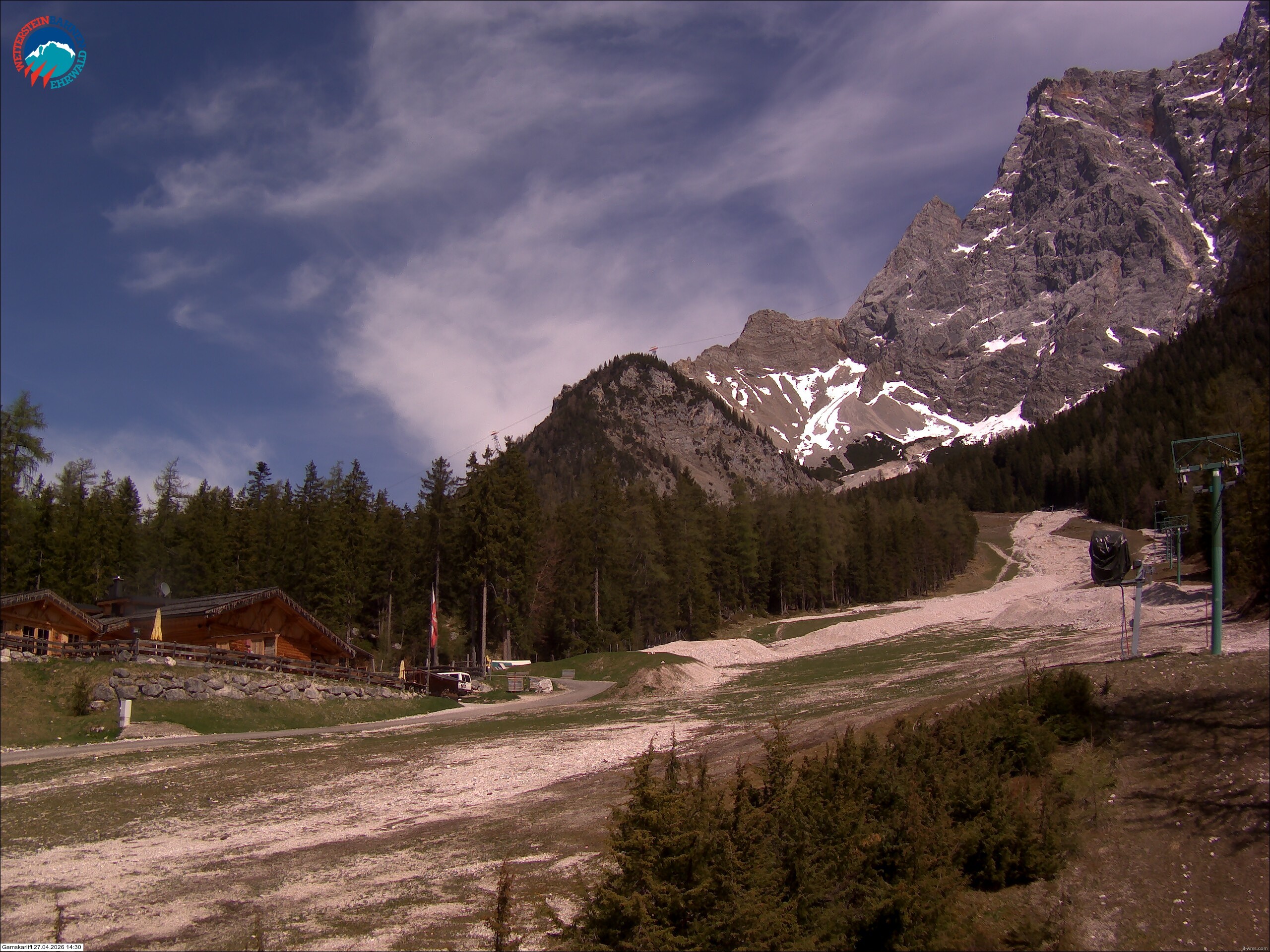 Archiv Foto Webcam Gamskarlift im Skigebiet Ehrwald