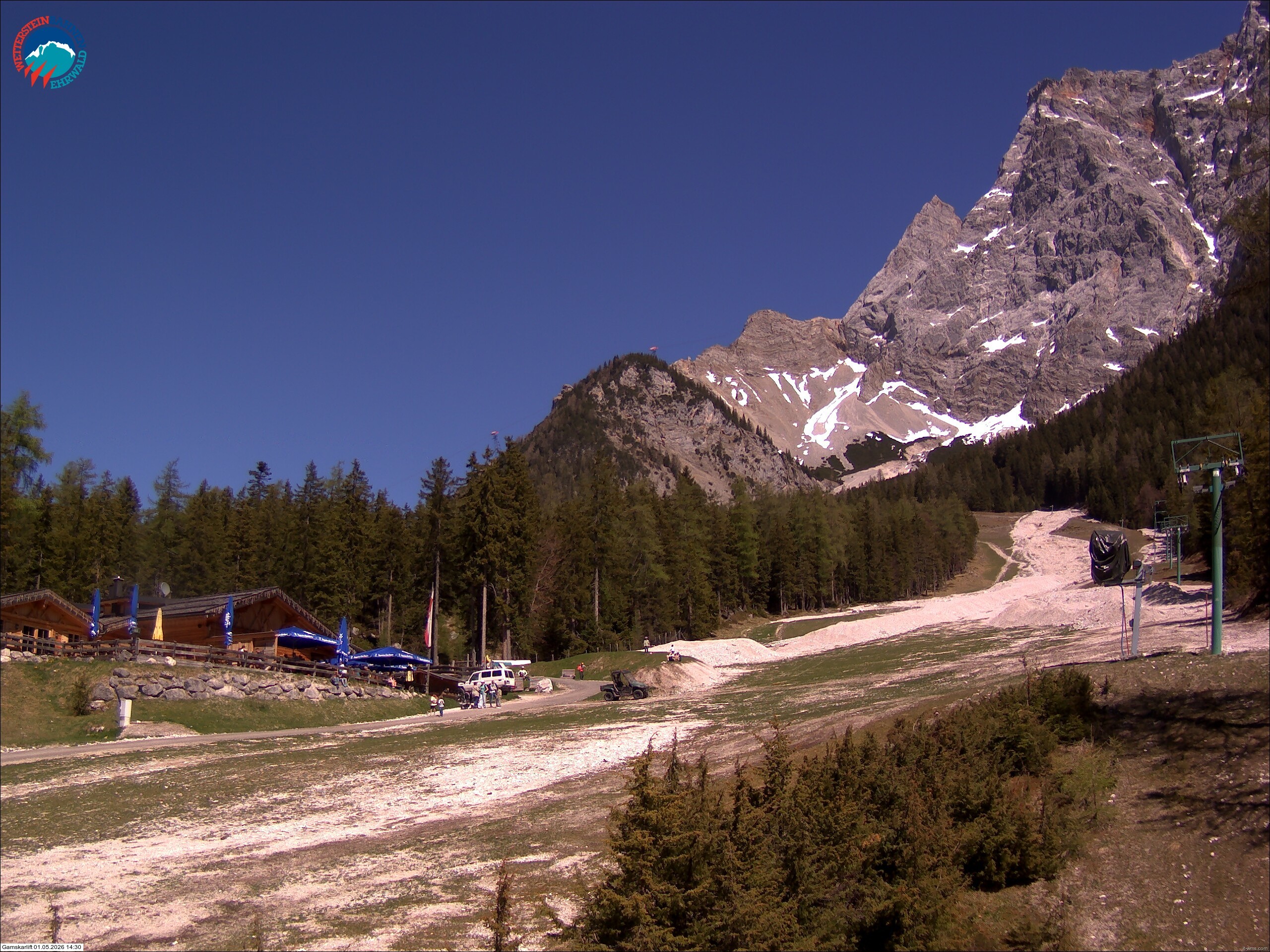 Archiv Foto Webcam Gamskarlift im Skigebiet Ehrwald