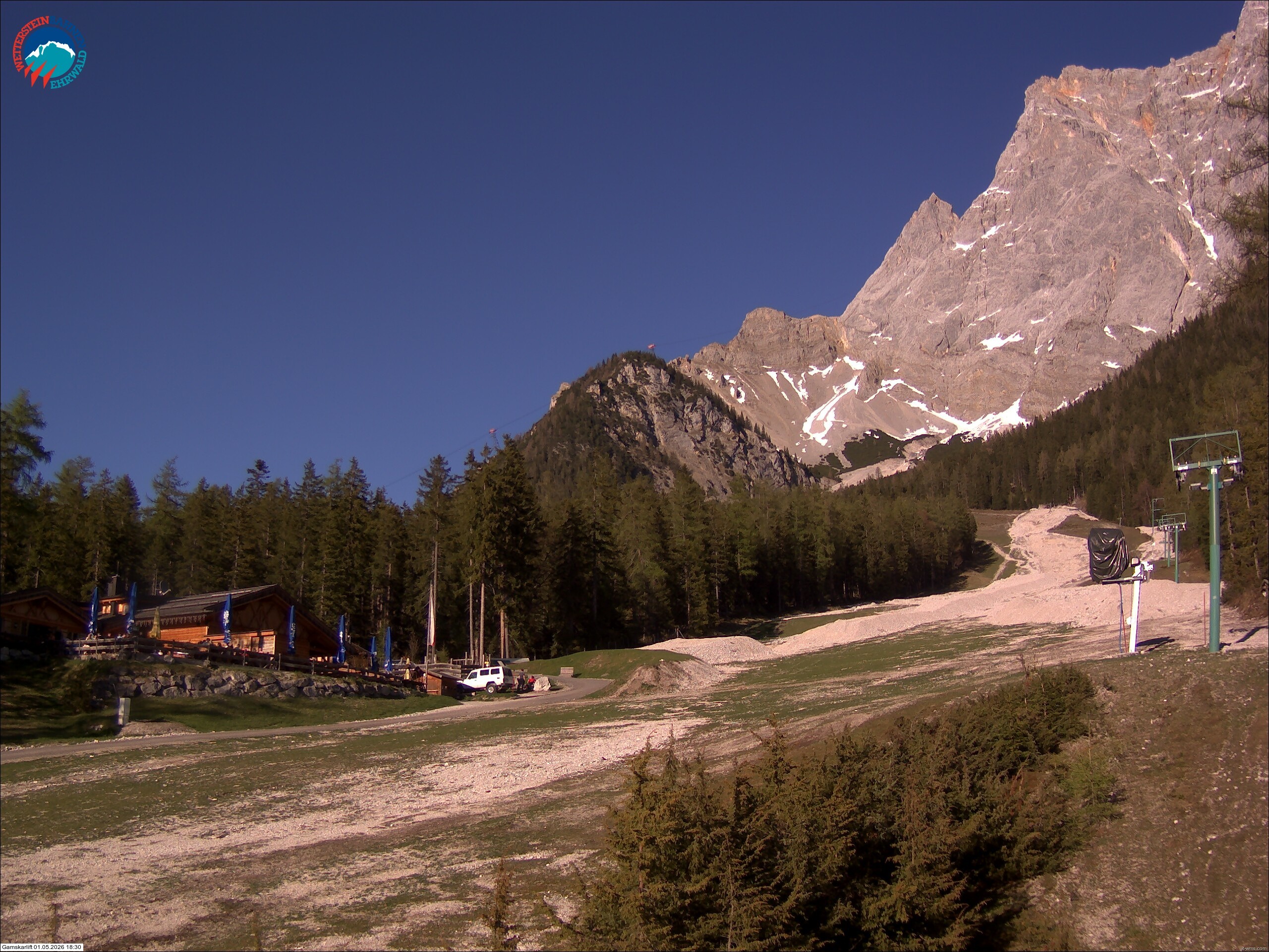 Archiv Foto Webcam Gamskarlift im Skigebiet Ehrwald