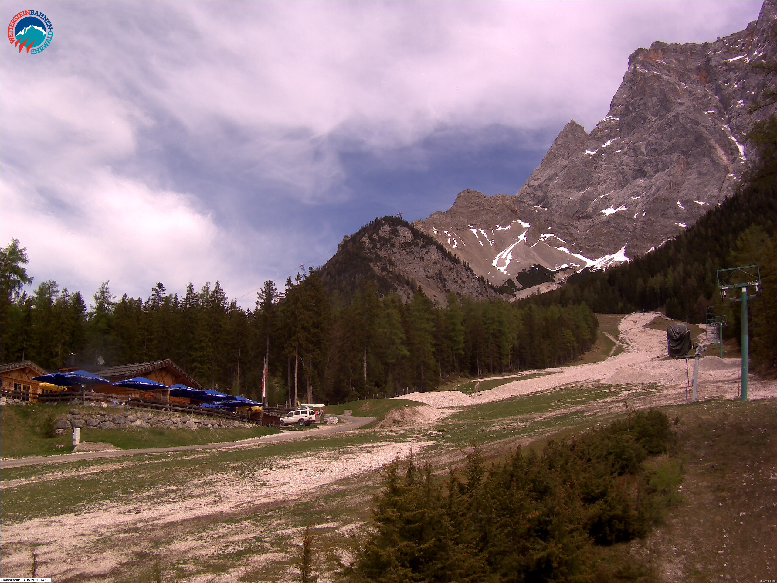Archiv Foto Webcam Gamskarlift im Skigebiet Ehrwald