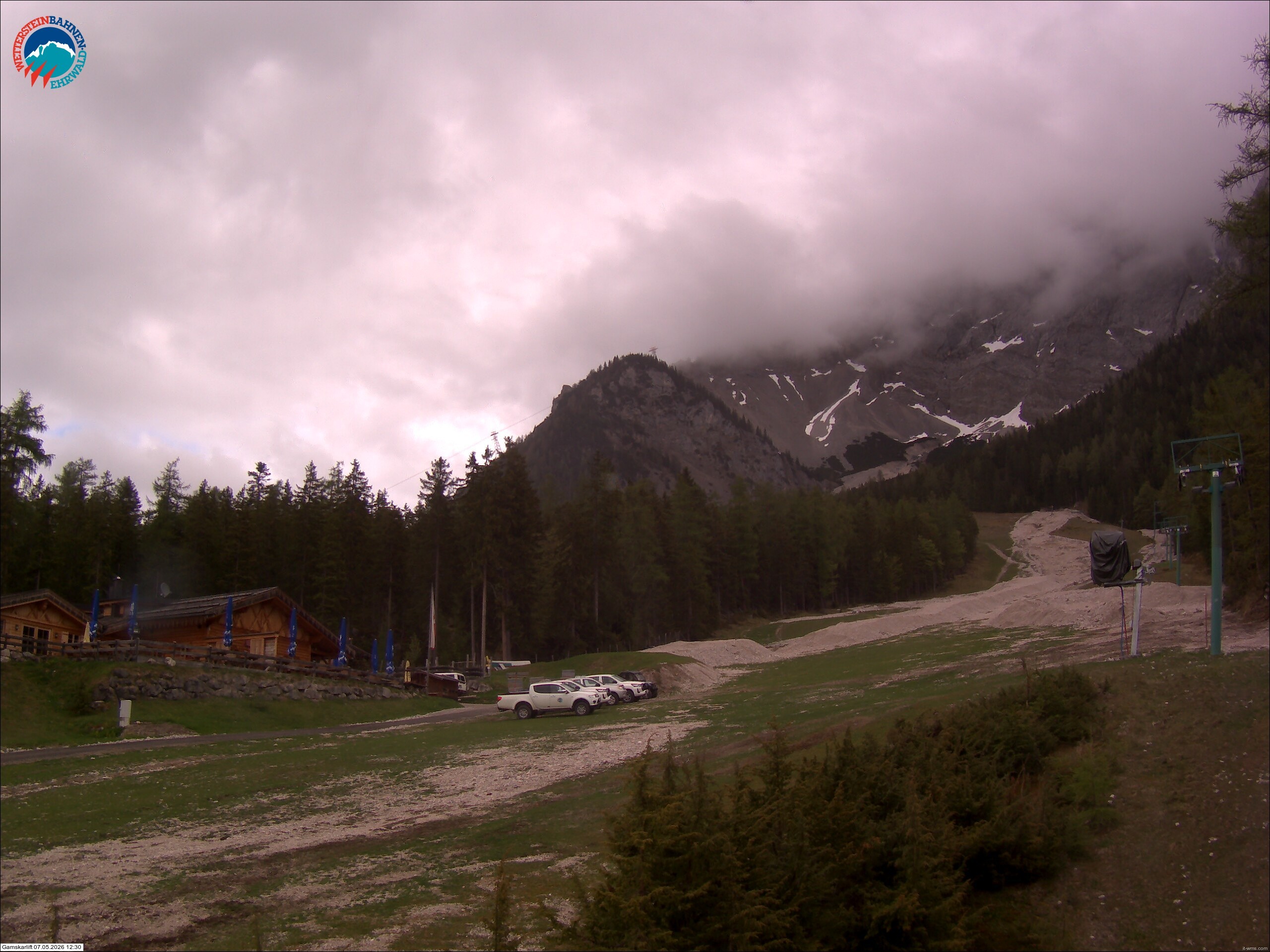 Archiv Foto Webcam Gamskarlift im Skigebiet Ehrwald