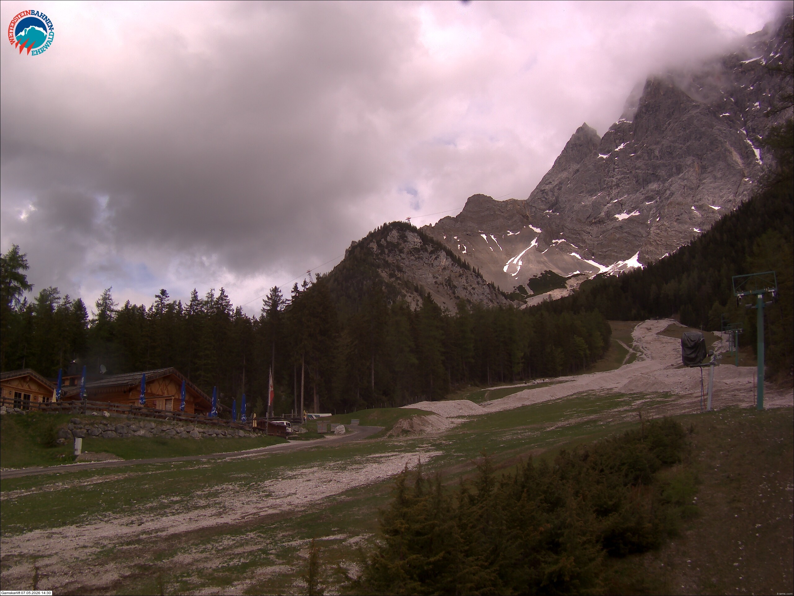 Archiv Foto Webcam Gamskarlift im Skigebiet Ehrwald