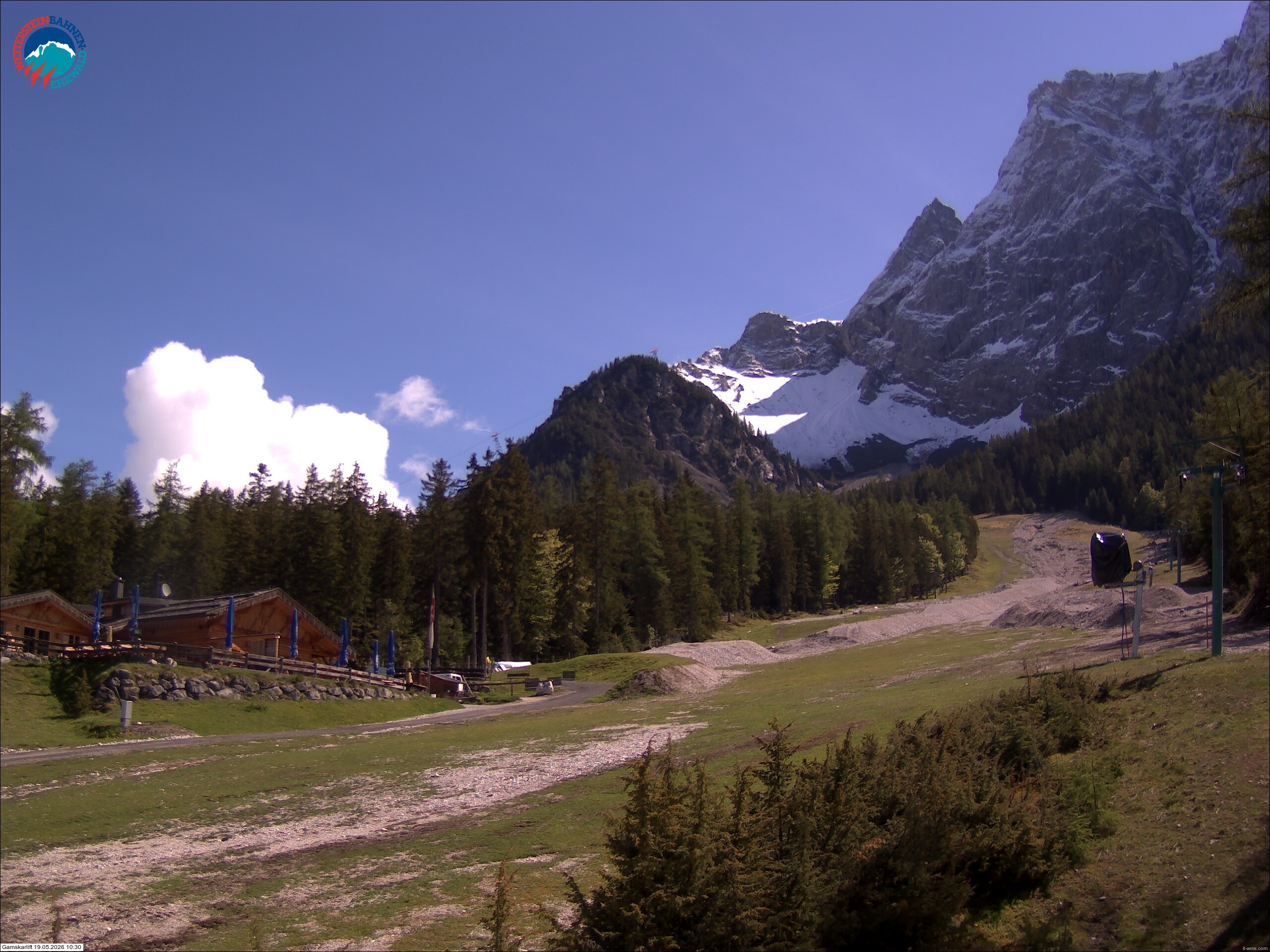 Archiv Foto Webcam Gamskarlift im Skigebiet Ehrwald