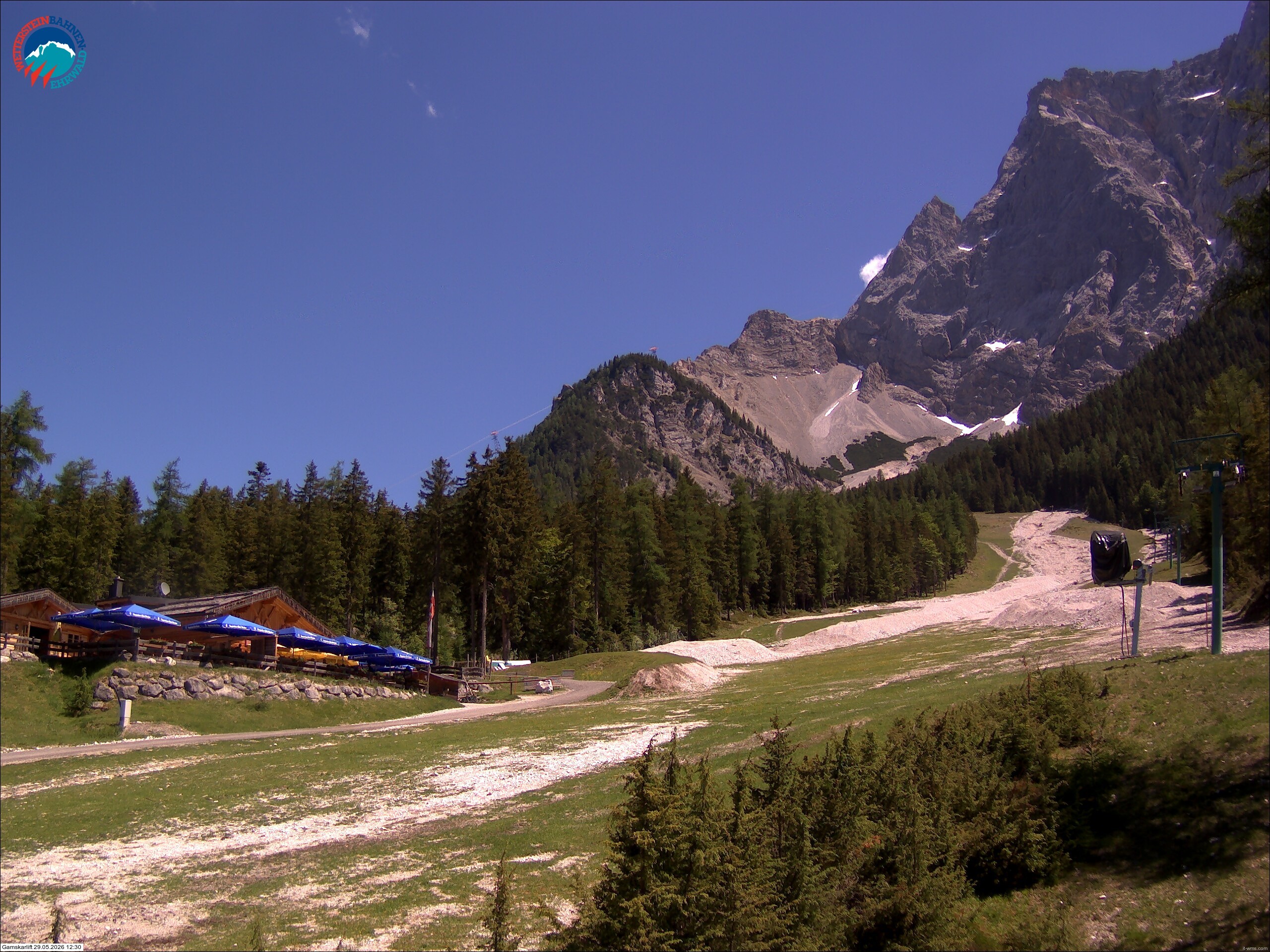 Archiv Foto Webcam Gamskarlift im Skigebiet Ehrwald