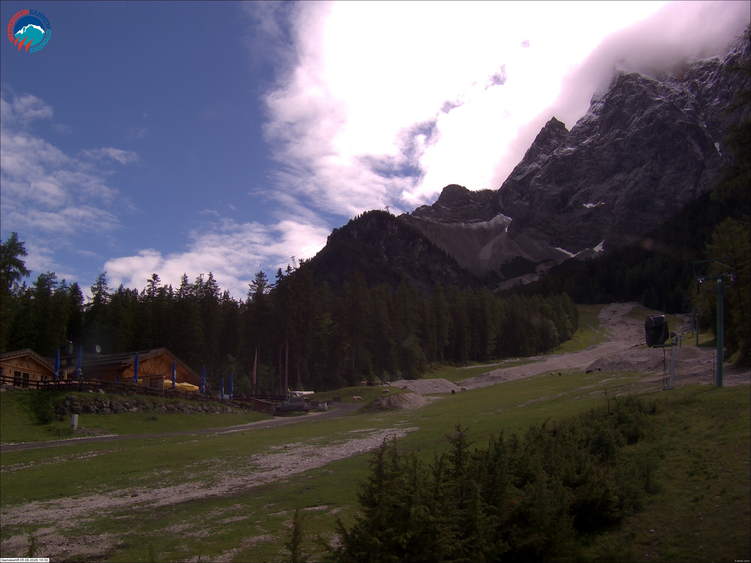 Archiv Foto Webcam Gamskarlift im Skigebiet Ehrwald