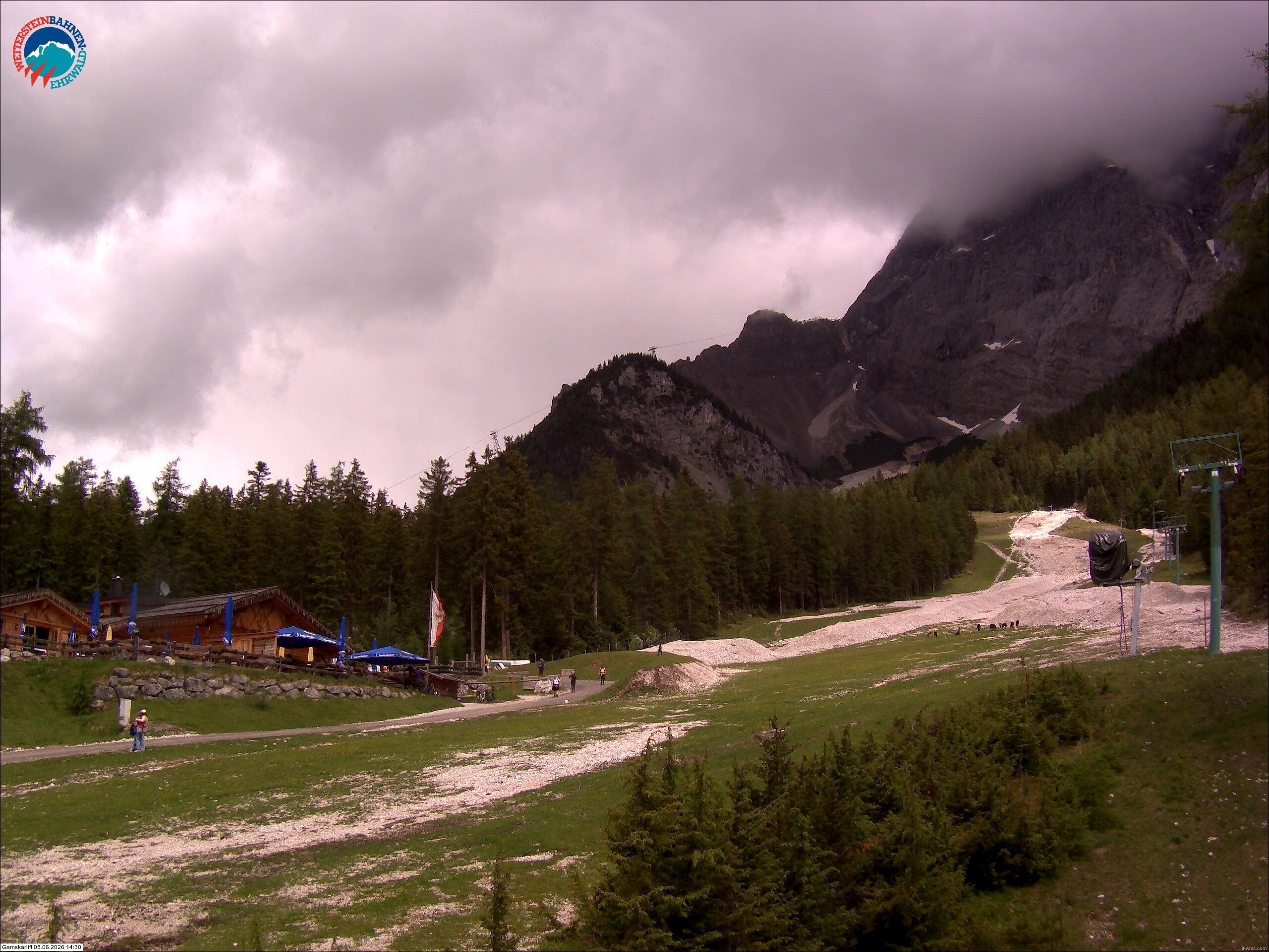 Archiv Foto Webcam Gamskarlift im Skigebiet Ehrwald