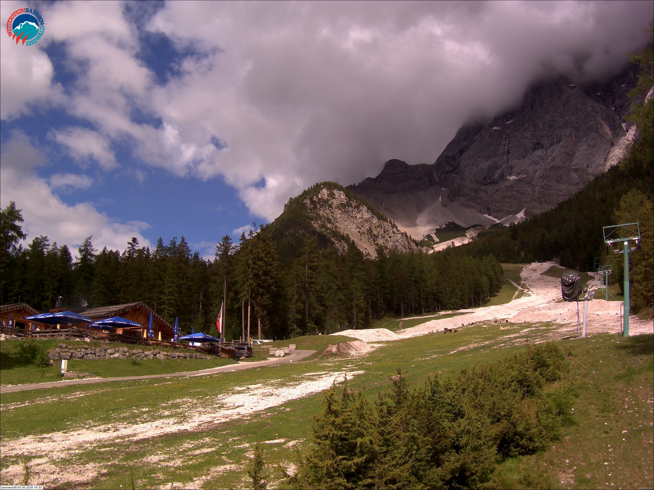 Archiv Foto Webcam Gamskarlift im Skigebiet Ehrwald