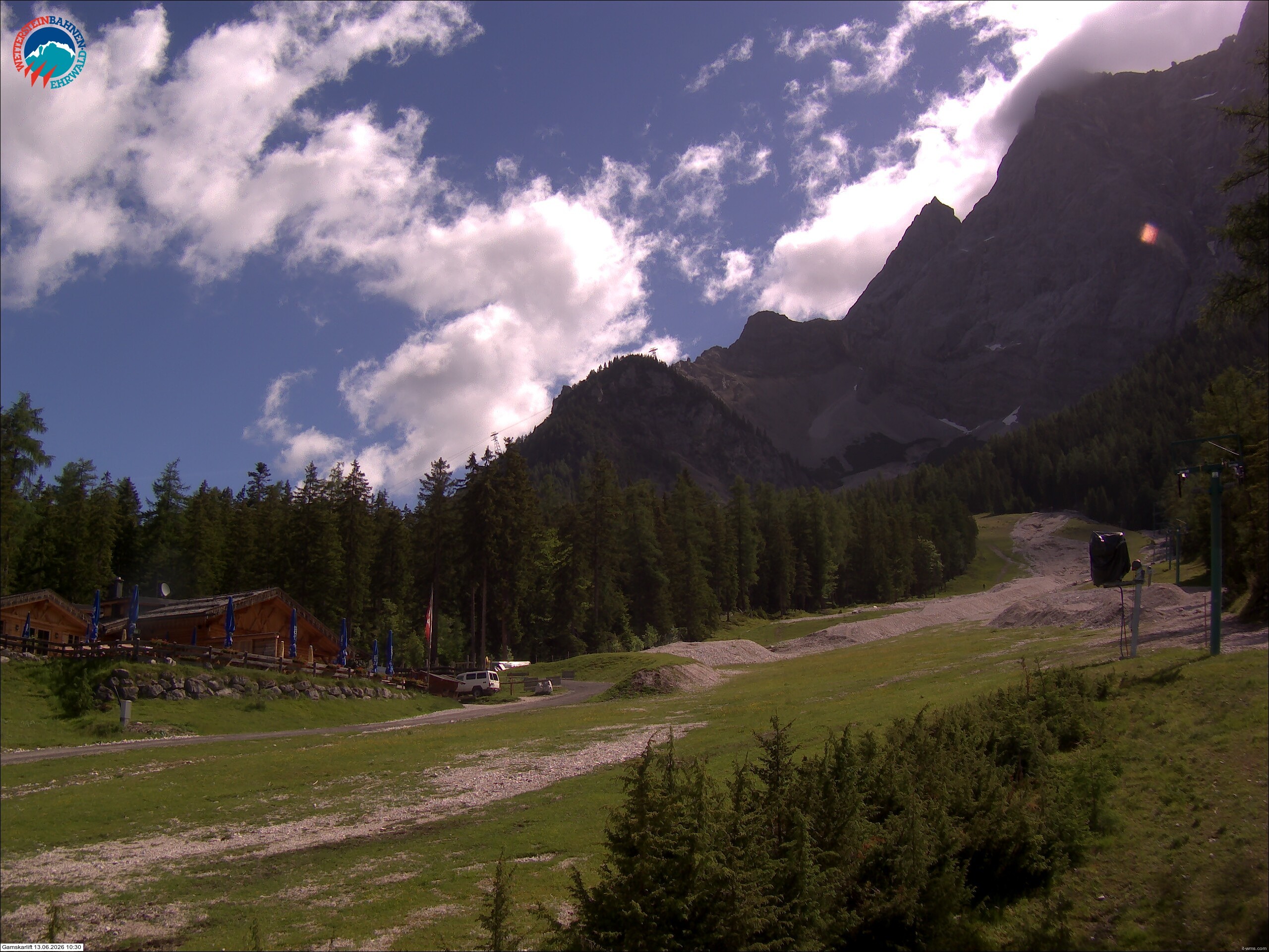 Archiv Foto Webcam Gamskarlift im Skigebiet Ehrwald