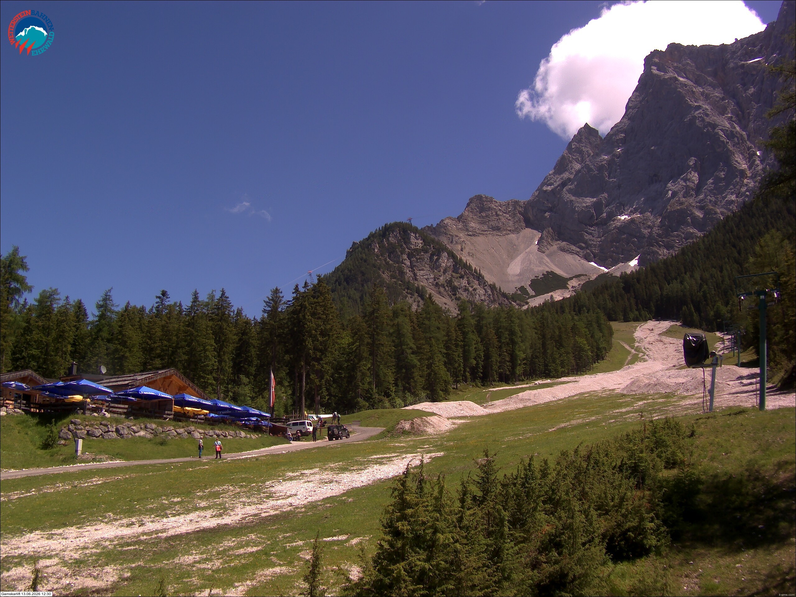 Archiv Foto Webcam Gamskarlift im Skigebiet Ehrwald