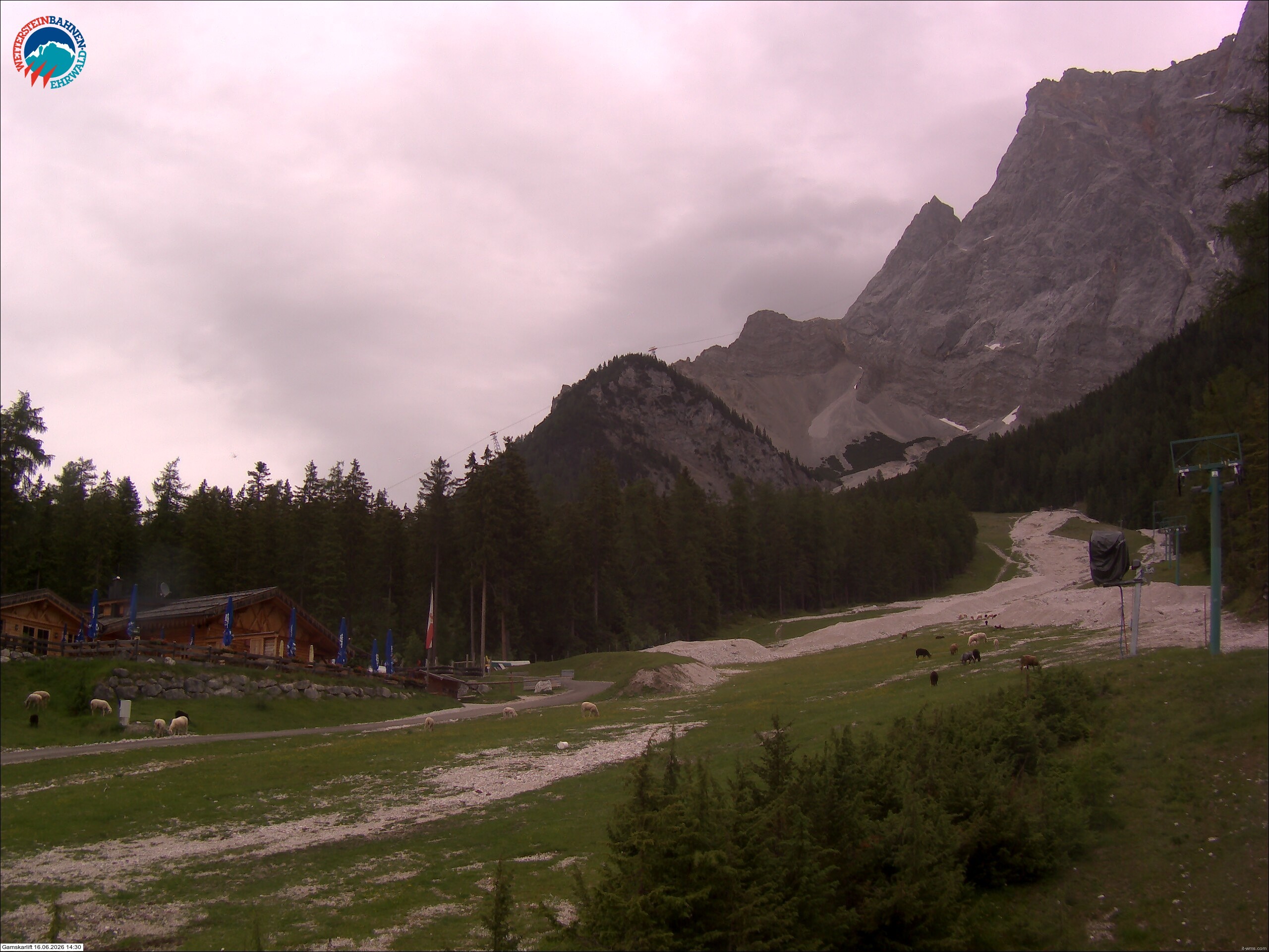 Archiv Foto Webcam Gamskarlift im Skigebiet Ehrwald