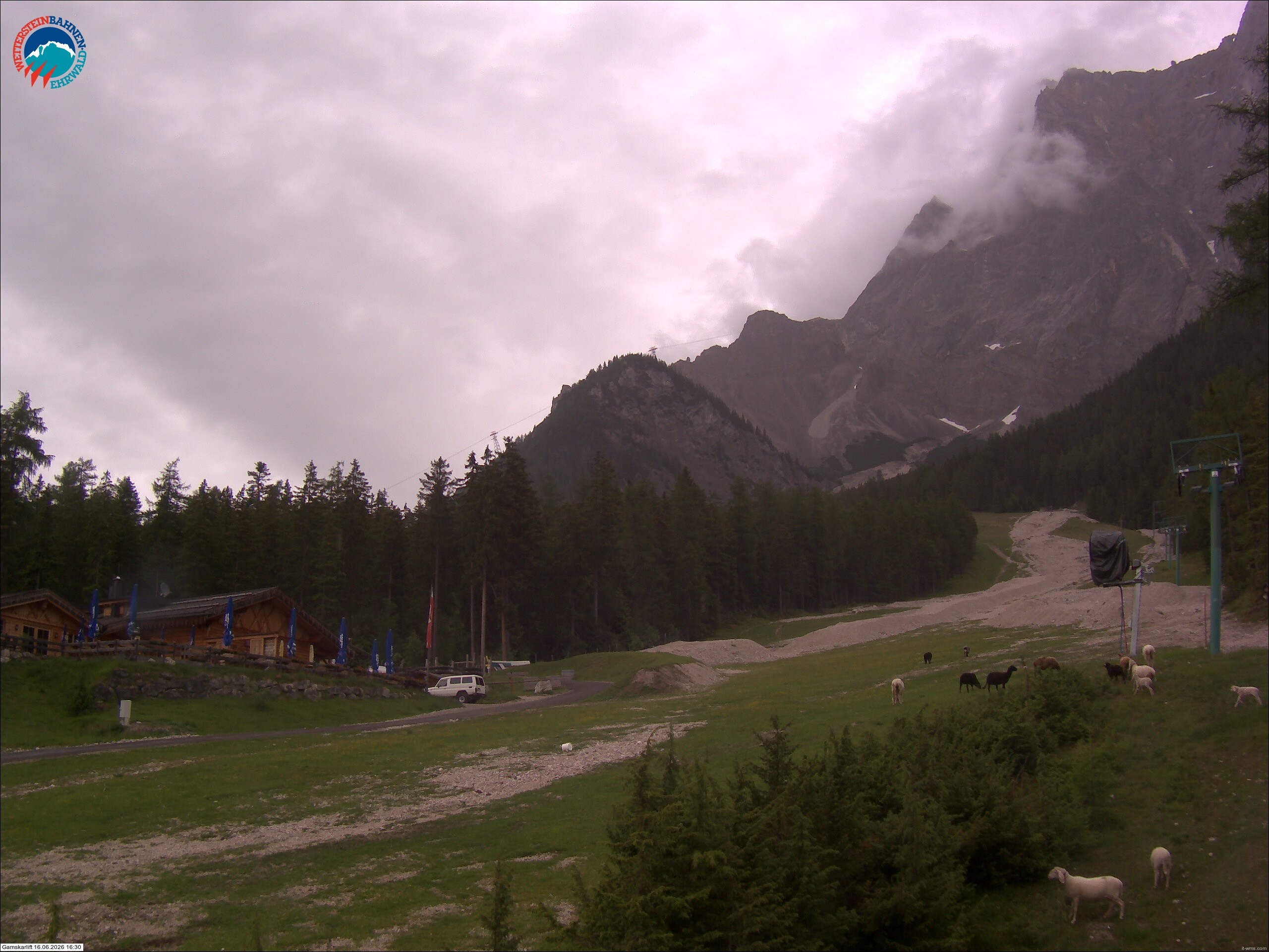 Archiv Foto Webcam Gamskarlift im Skigebiet Ehrwald