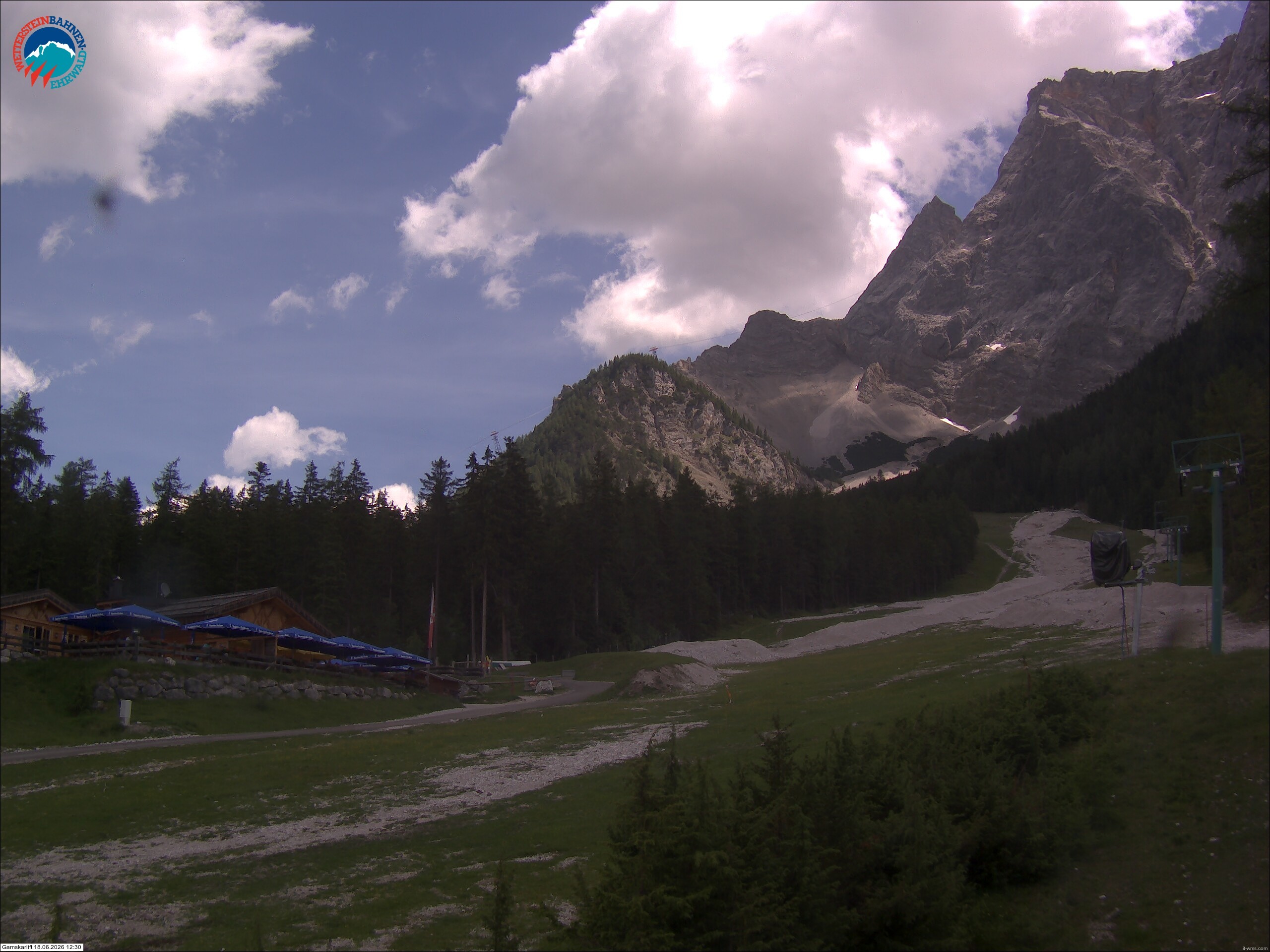 Archiv Foto Webcam Gamskarlift im Skigebiet Ehrwald