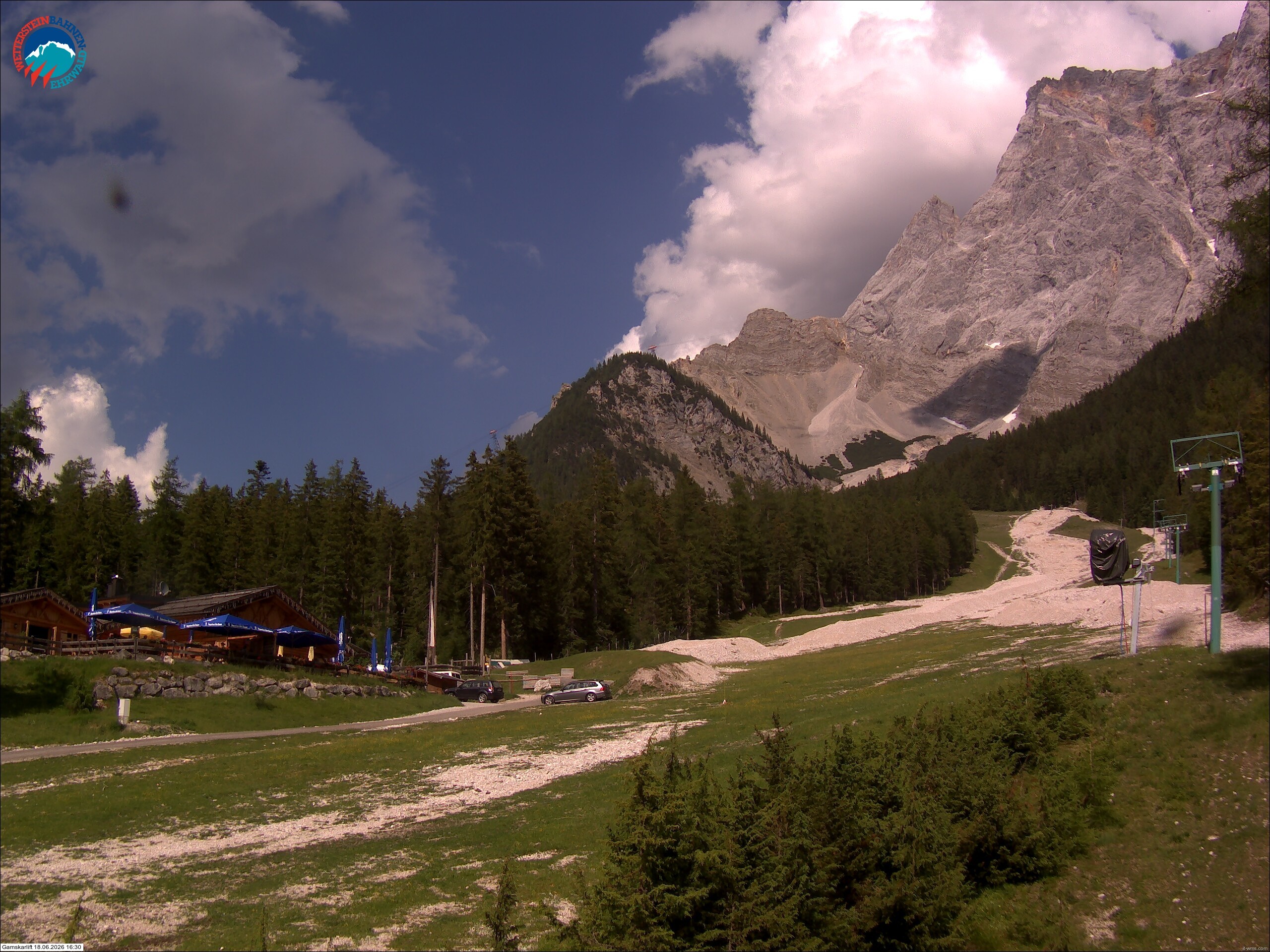Archiv Foto Webcam Gamskarlift im Skigebiet Ehrwald