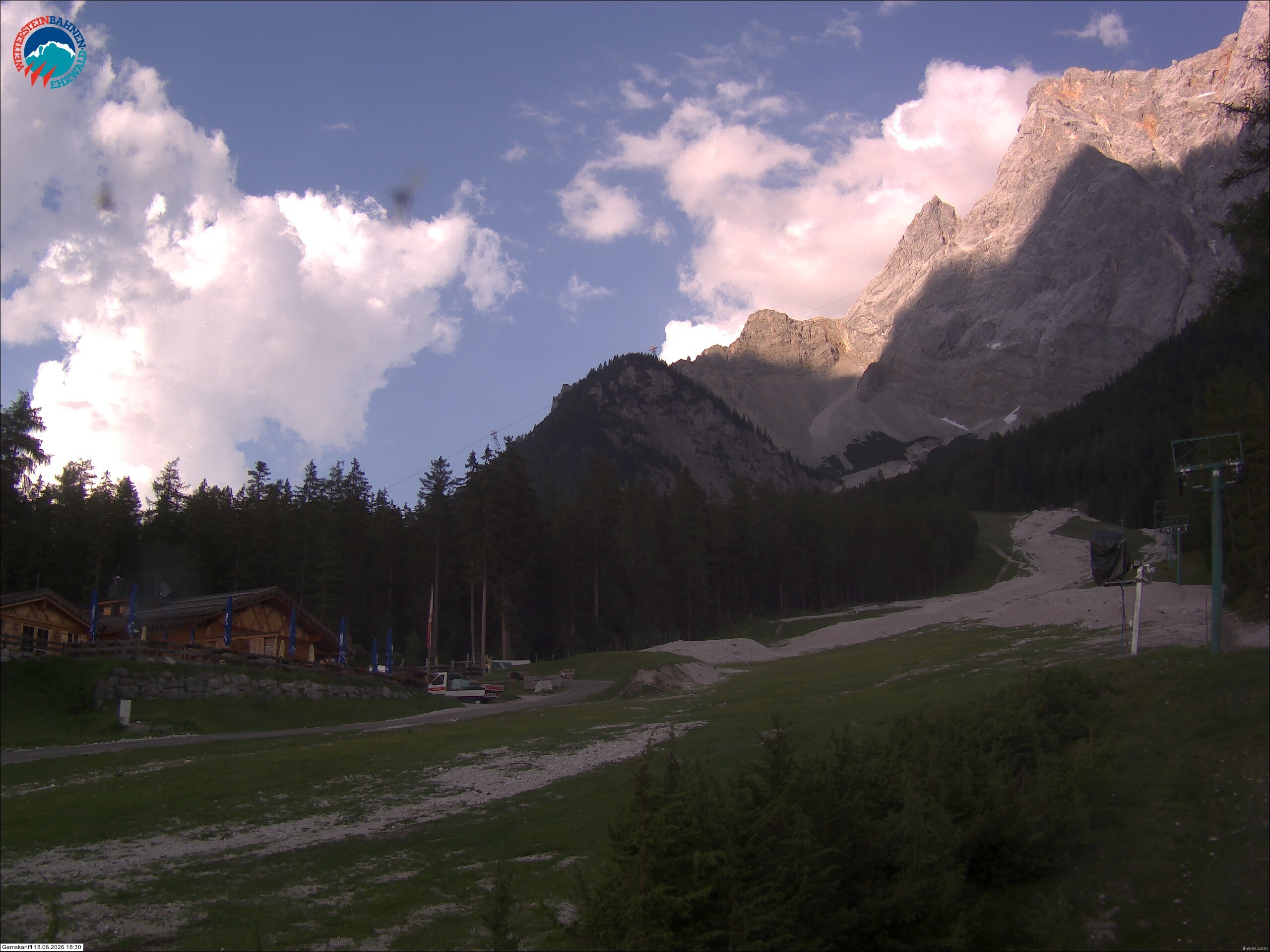 Archiv Foto Webcam Gamskarlift im Skigebiet Ehrwald