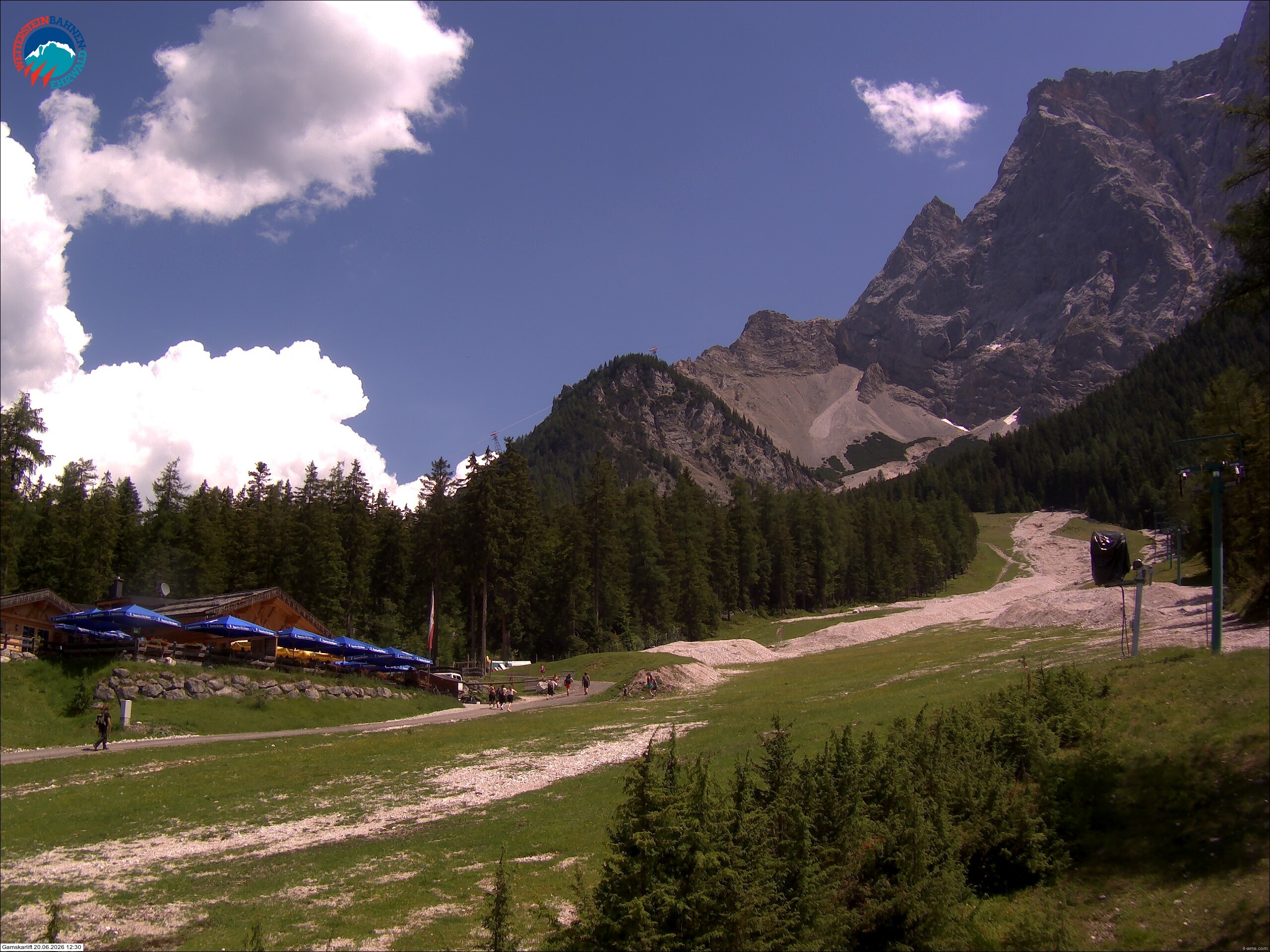 Archiv Foto Webcam Gamskarlift im Skigebiet Ehrwald