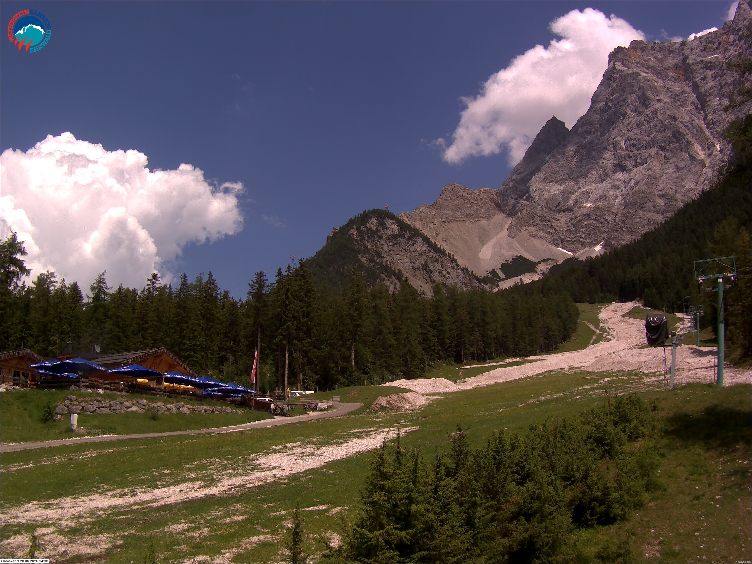 Archiv Foto Webcam Gamskarlift im Skigebiet Ehrwald