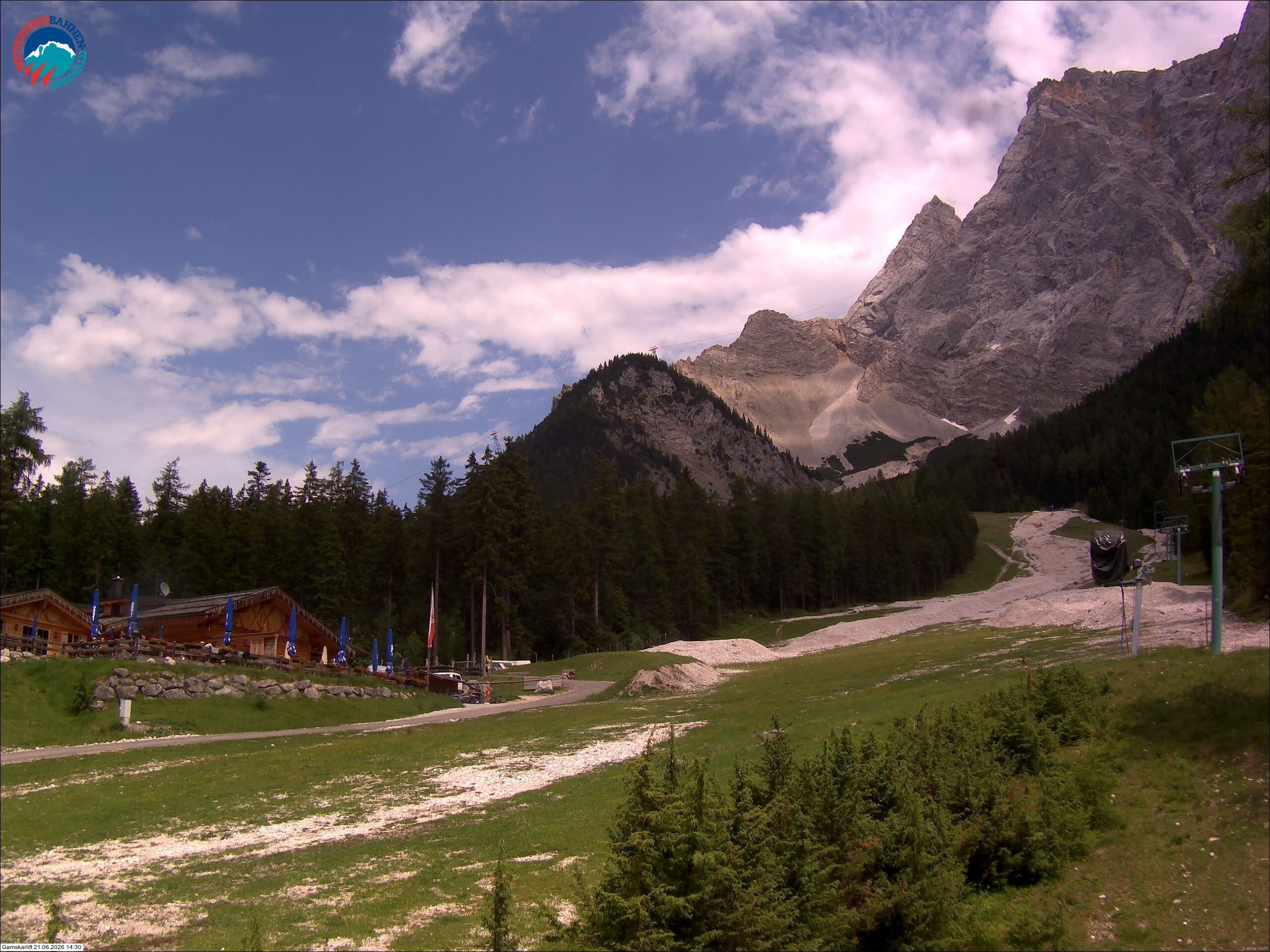 Archiv Foto Webcam Gamskarlift im Skigebiet Ehrwald