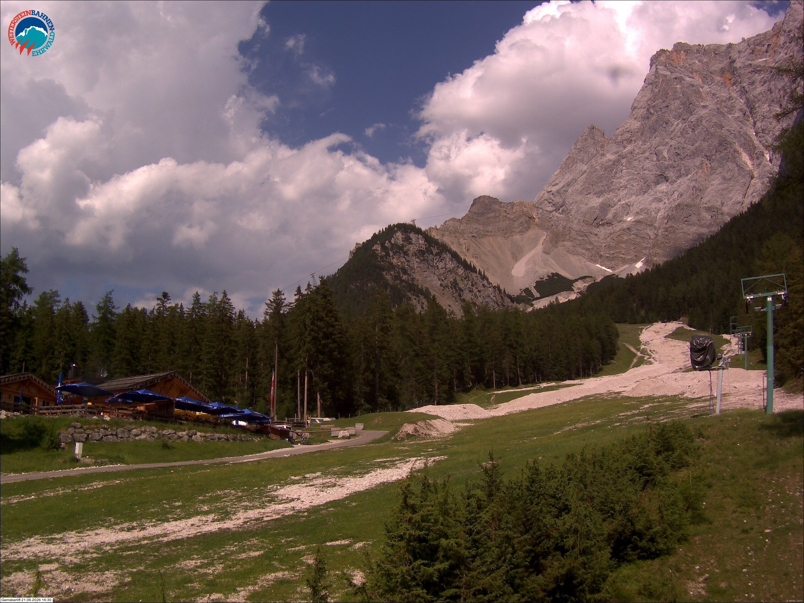Archiv Foto Webcam Gamskarlift im Skigebiet Ehrwald