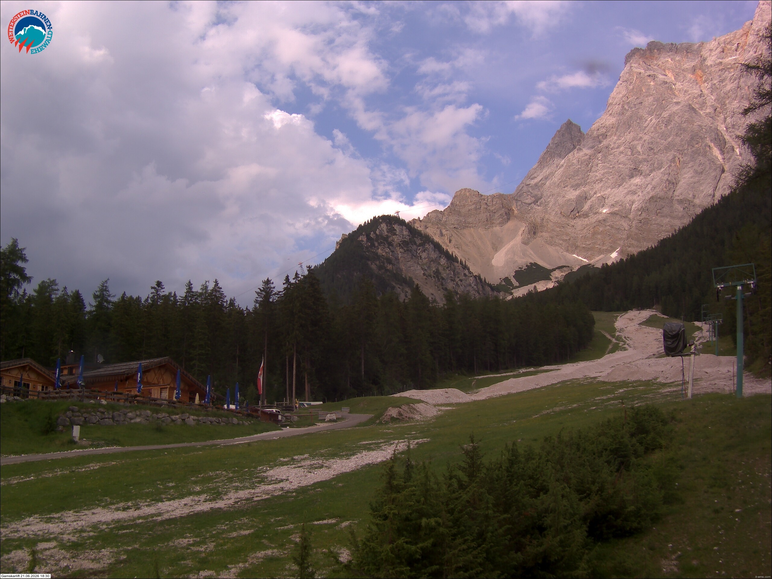 Archiv Foto Webcam Gamskarlift im Skigebiet Ehrwald