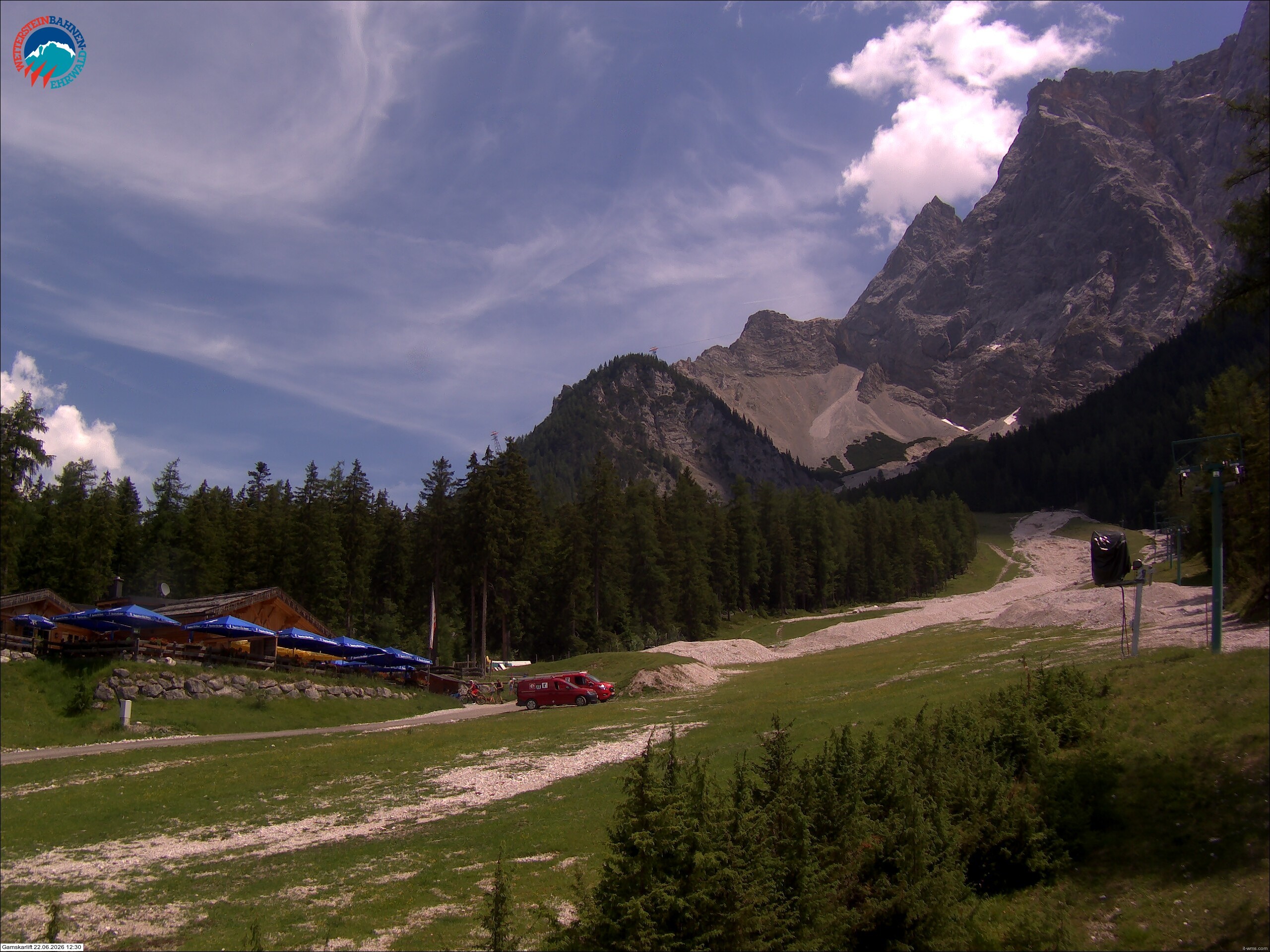 Archiv Foto Webcam Gamskarlift im Skigebiet Ehrwald