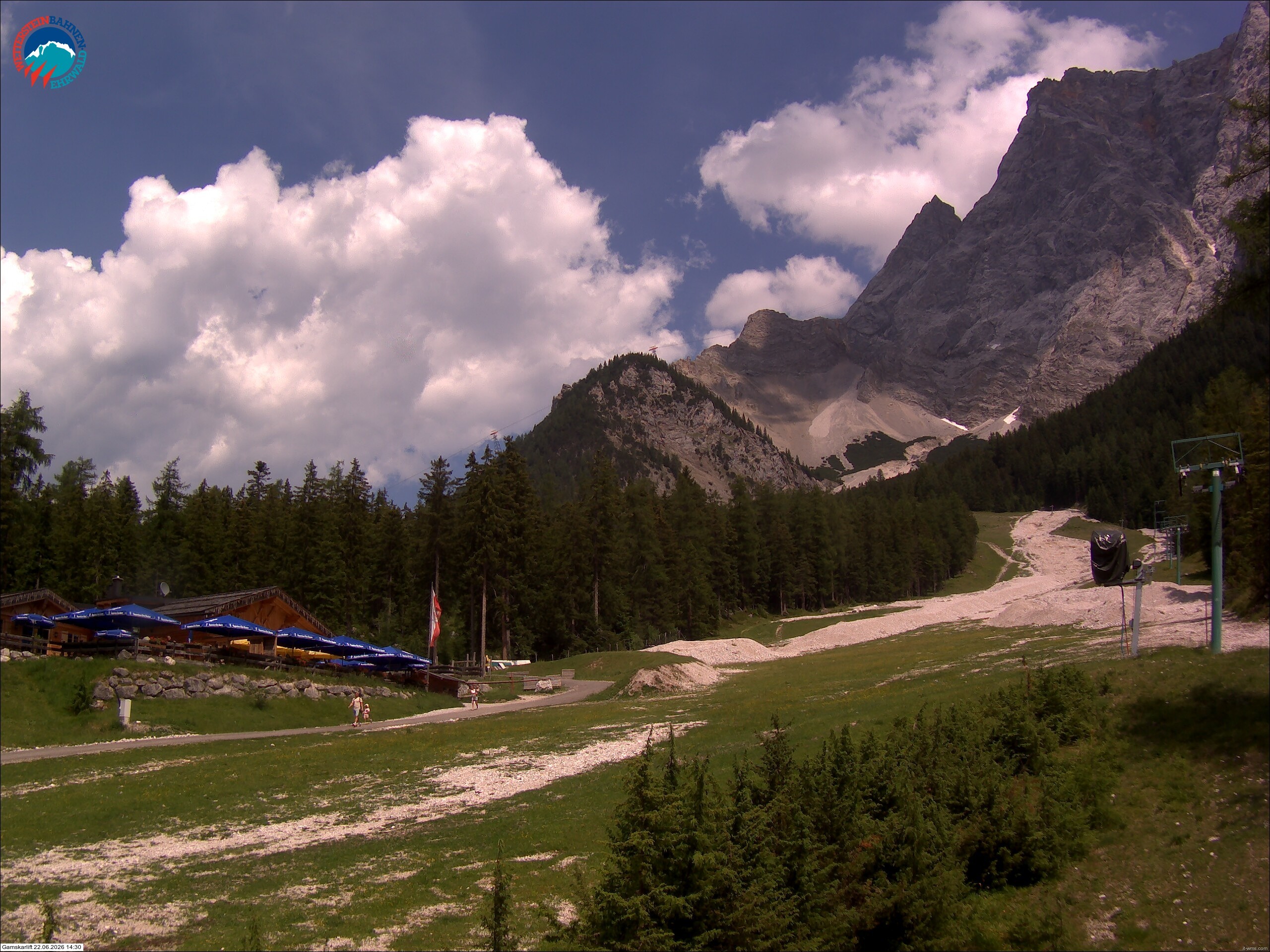 Archiv Foto Webcam Gamskarlift im Skigebiet Ehrwald