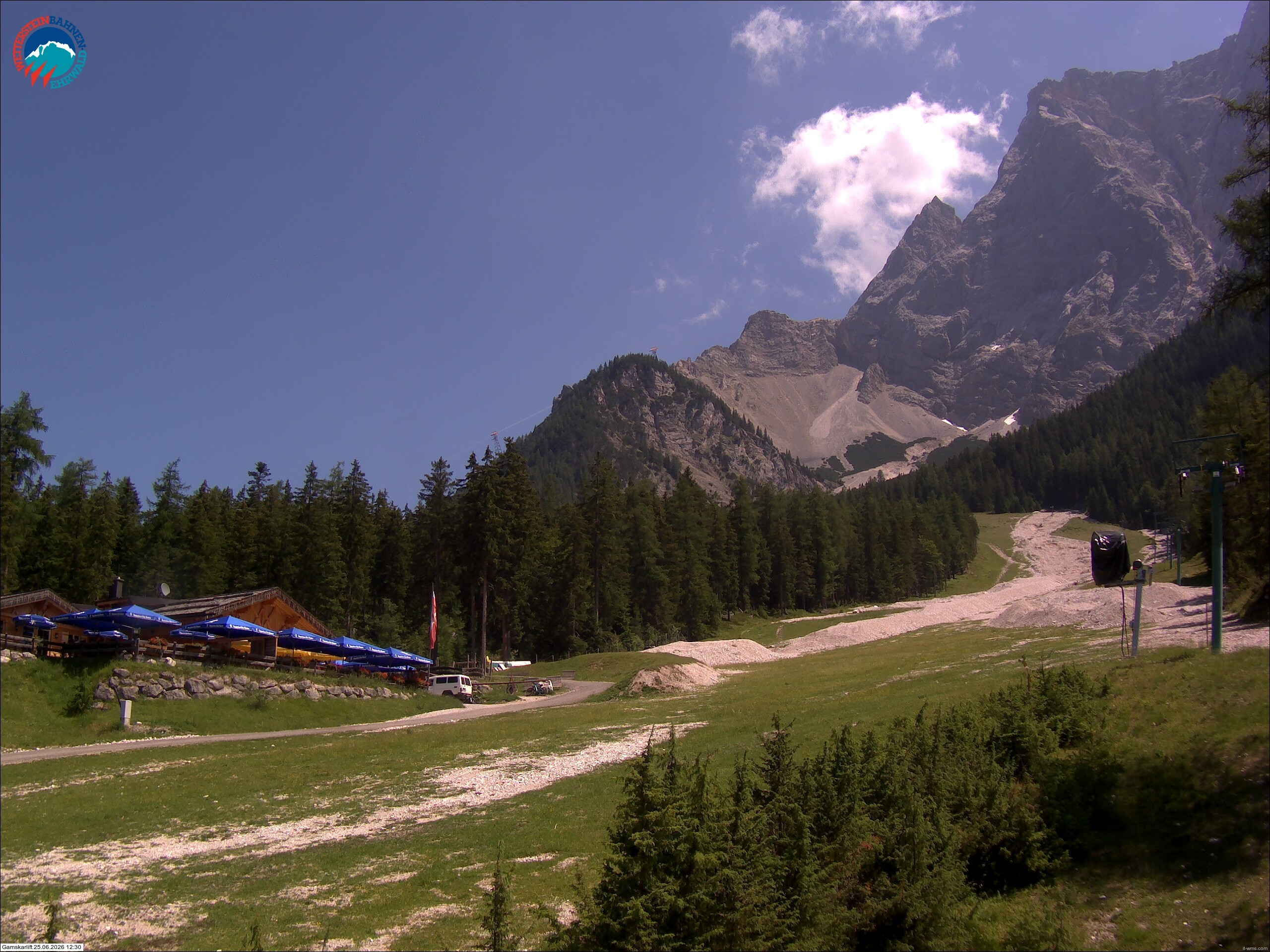 Archiv Foto Webcam Gamskarlift im Skigebiet Ehrwald