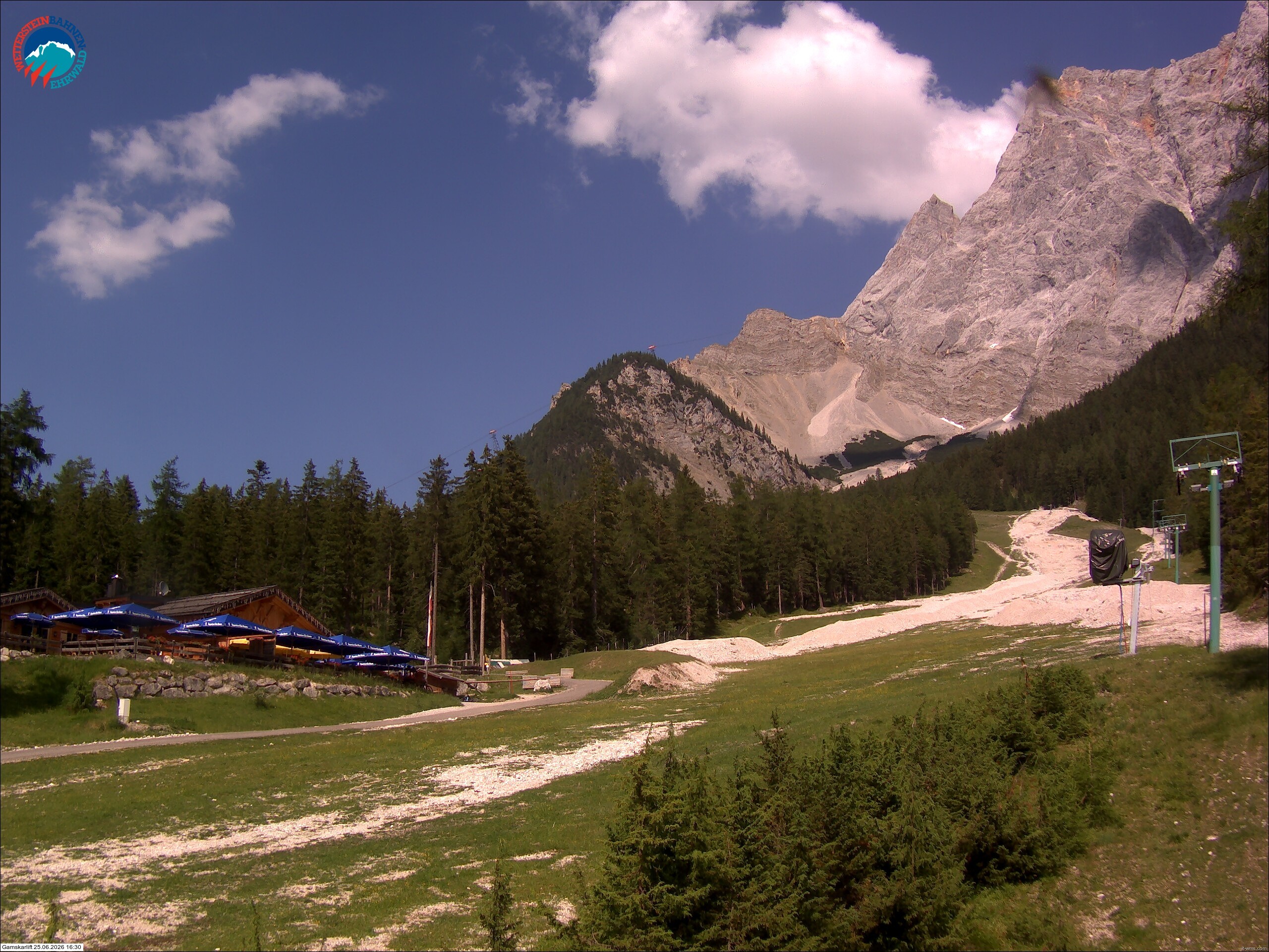 Archiv Foto Webcam Gamskarlift im Skigebiet Ehrwald