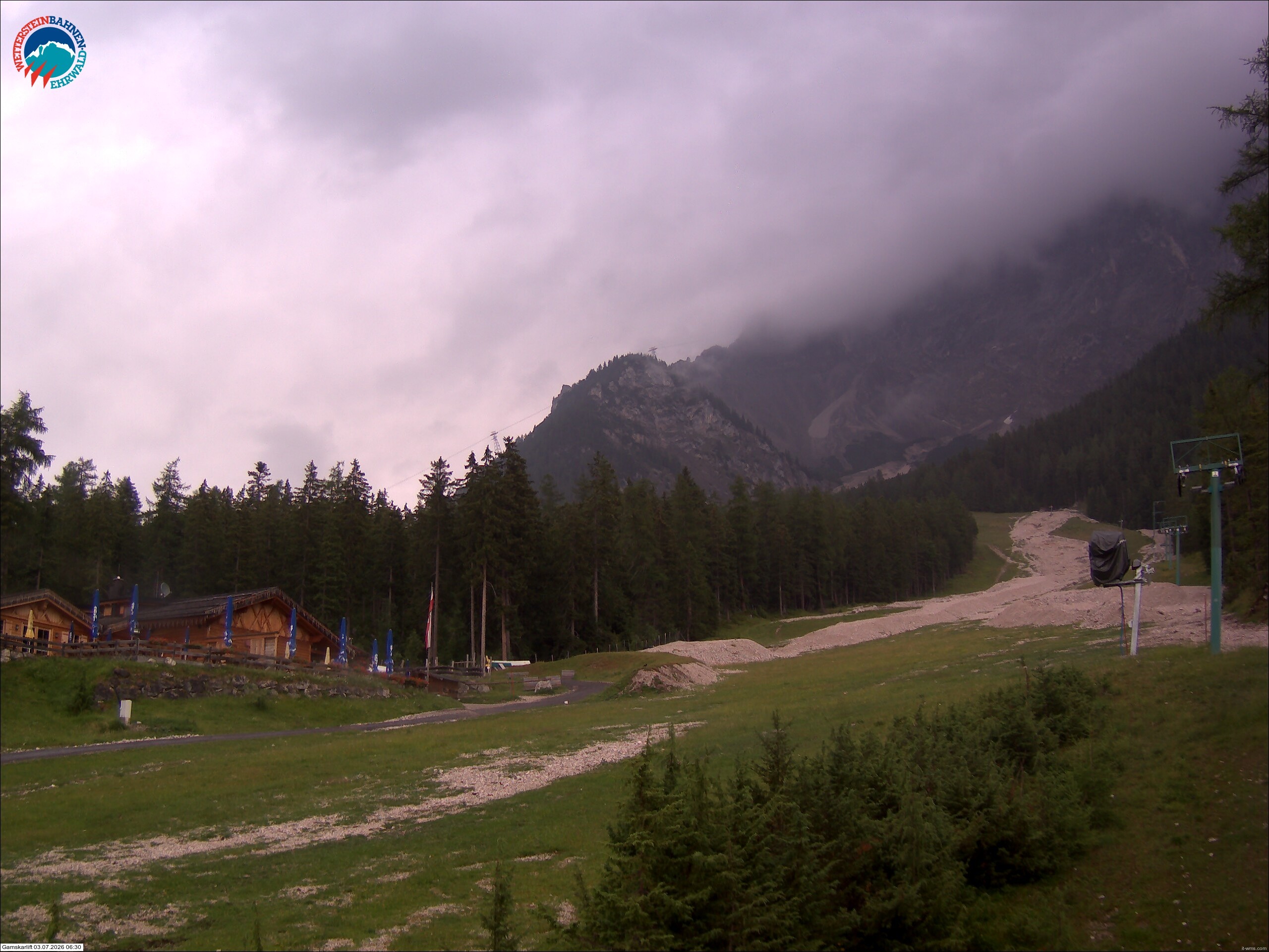 Archiv Foto Webcam Gamskarlift im Skigebiet Ehrwald