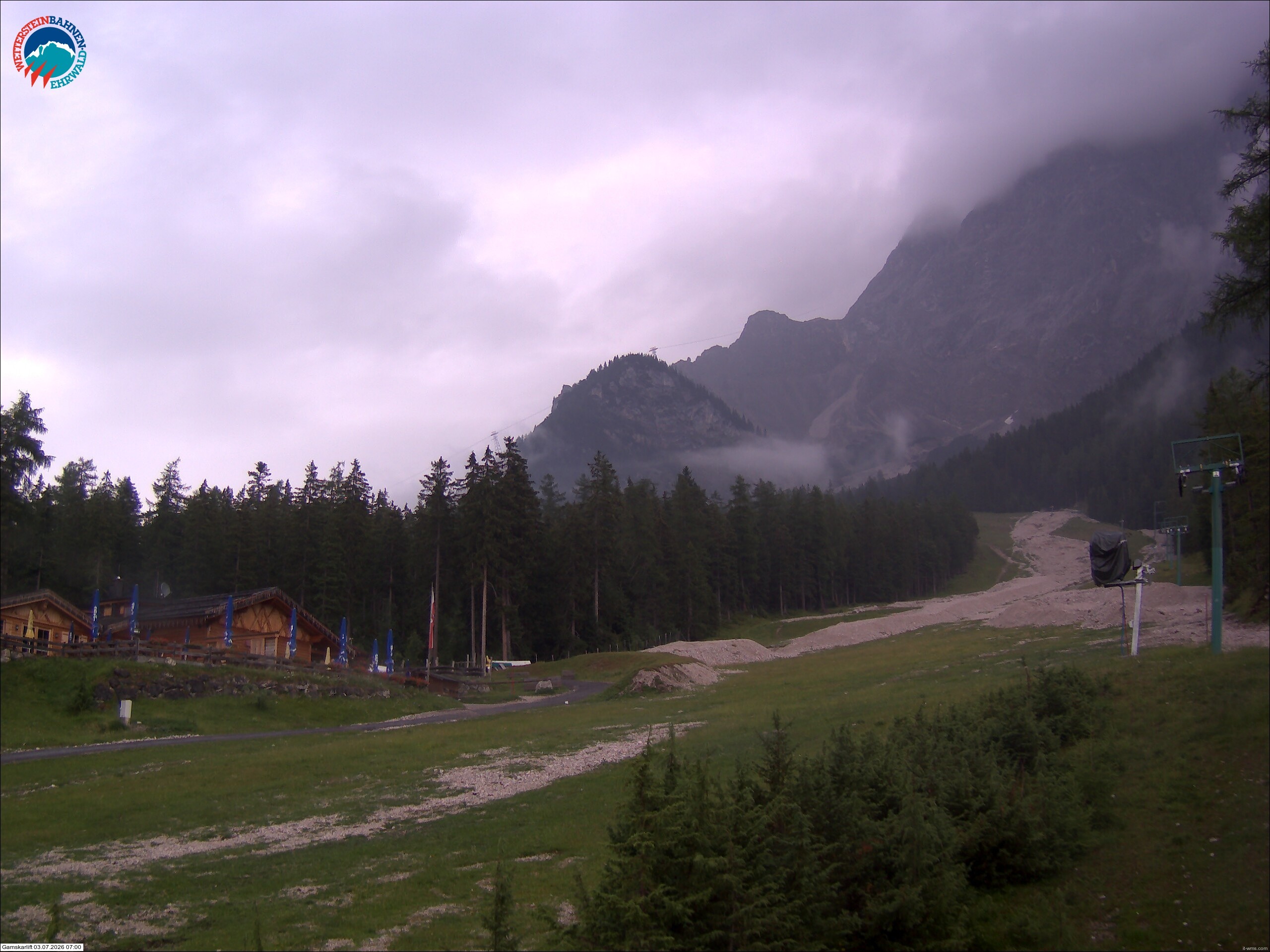 Archiv Foto Webcam Gamskarlift im Skigebiet Ehrwald