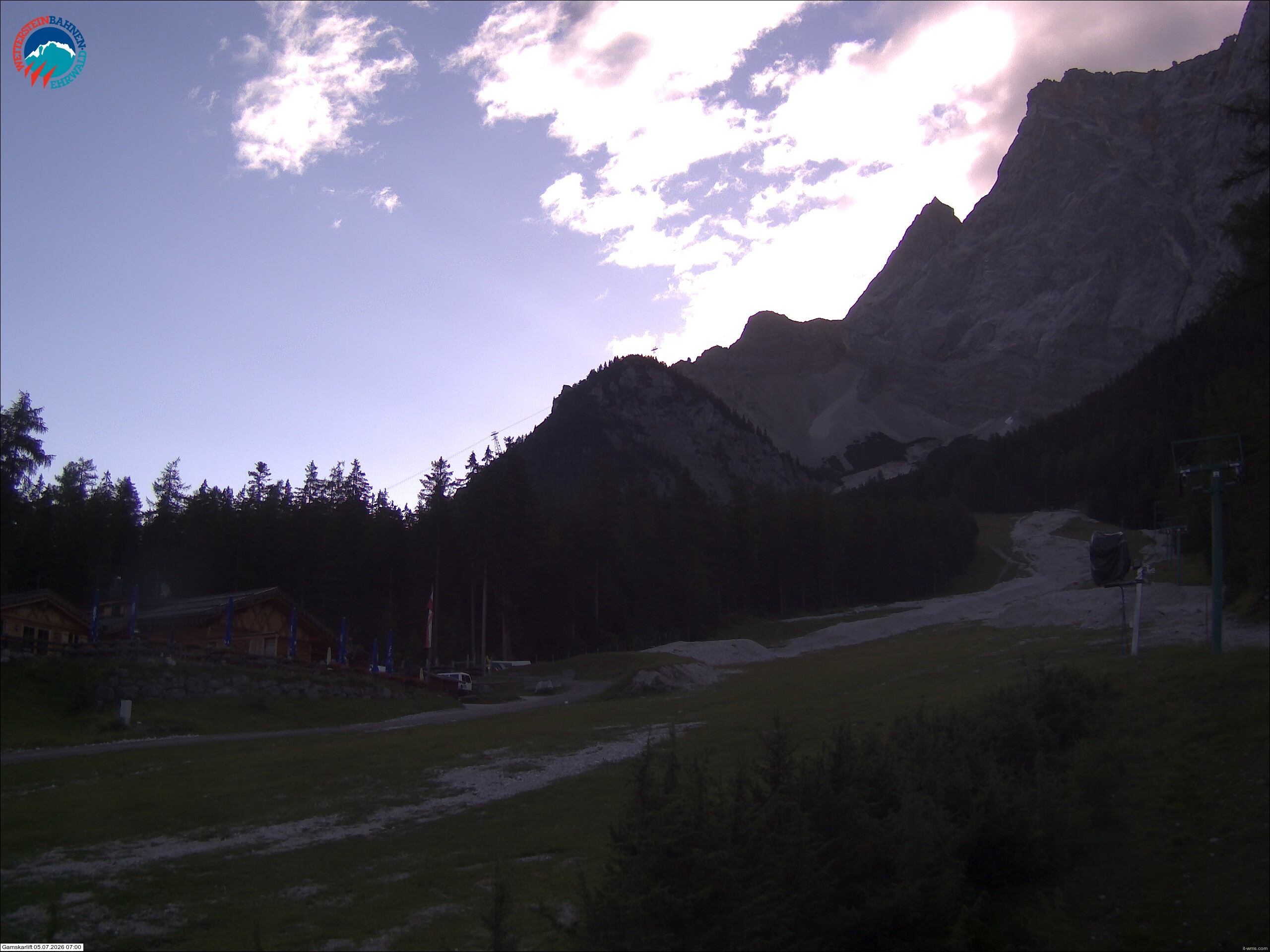 Archiv Foto Webcam Gamskarlift im Skigebiet Ehrwald