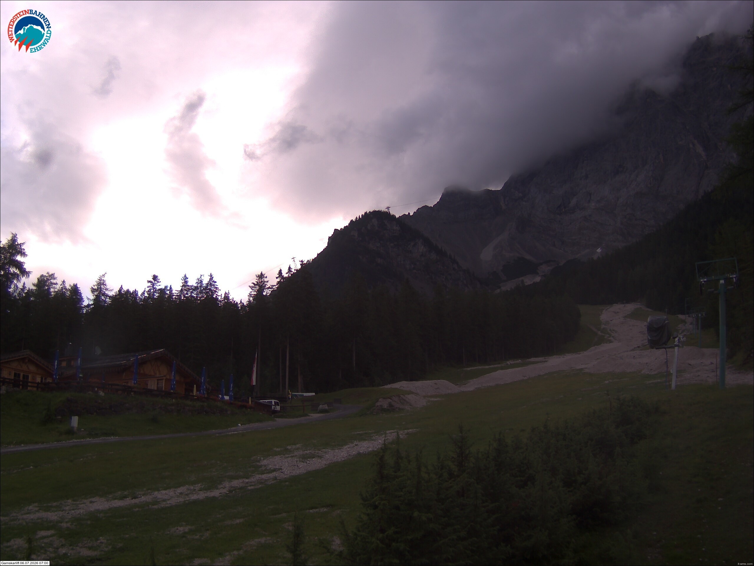 Archiv Foto Webcam Gamskarlift im Skigebiet Ehrwald