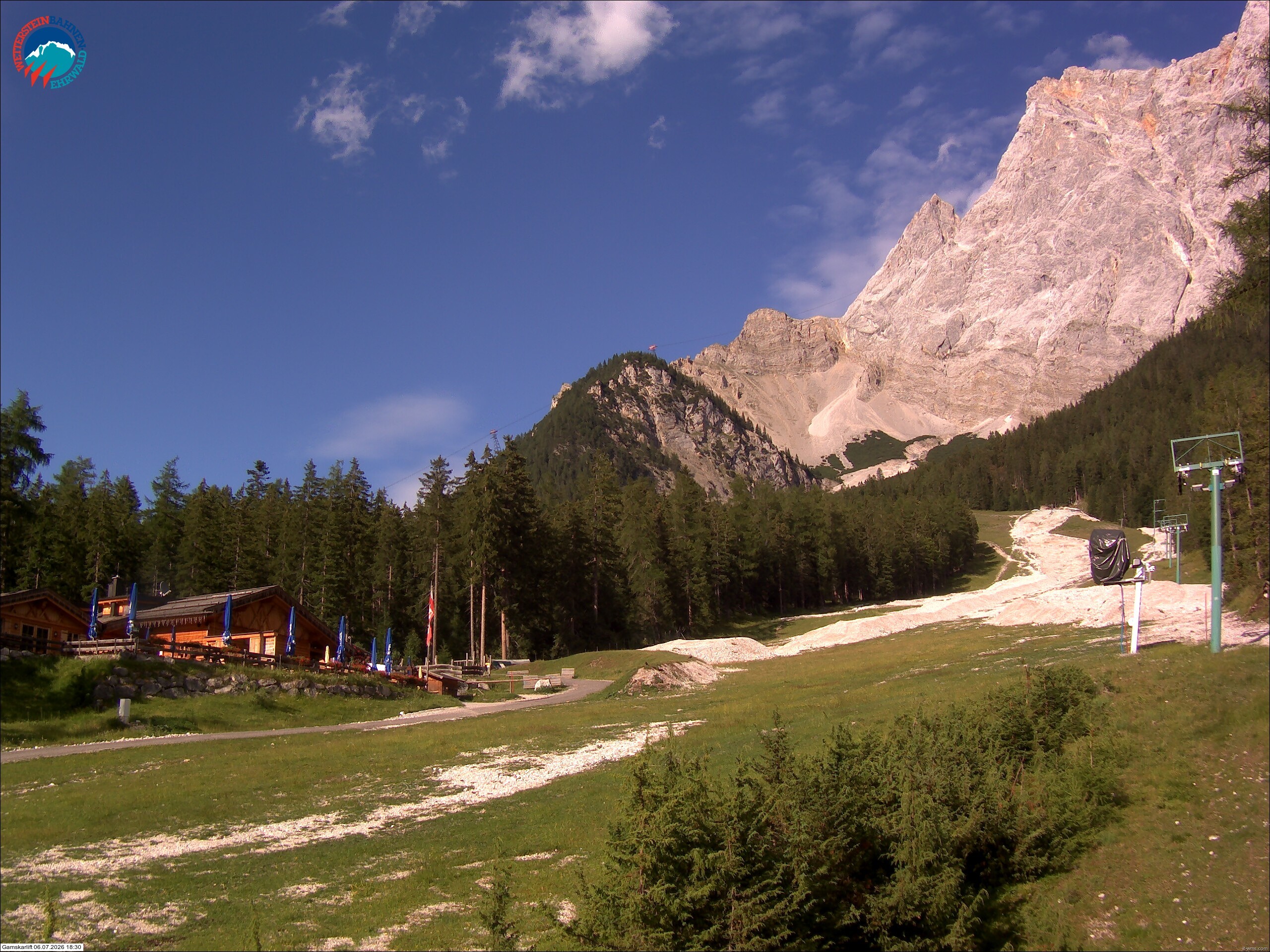 Archiv Foto Webcam Gamskarlift im Skigebiet Ehrwald