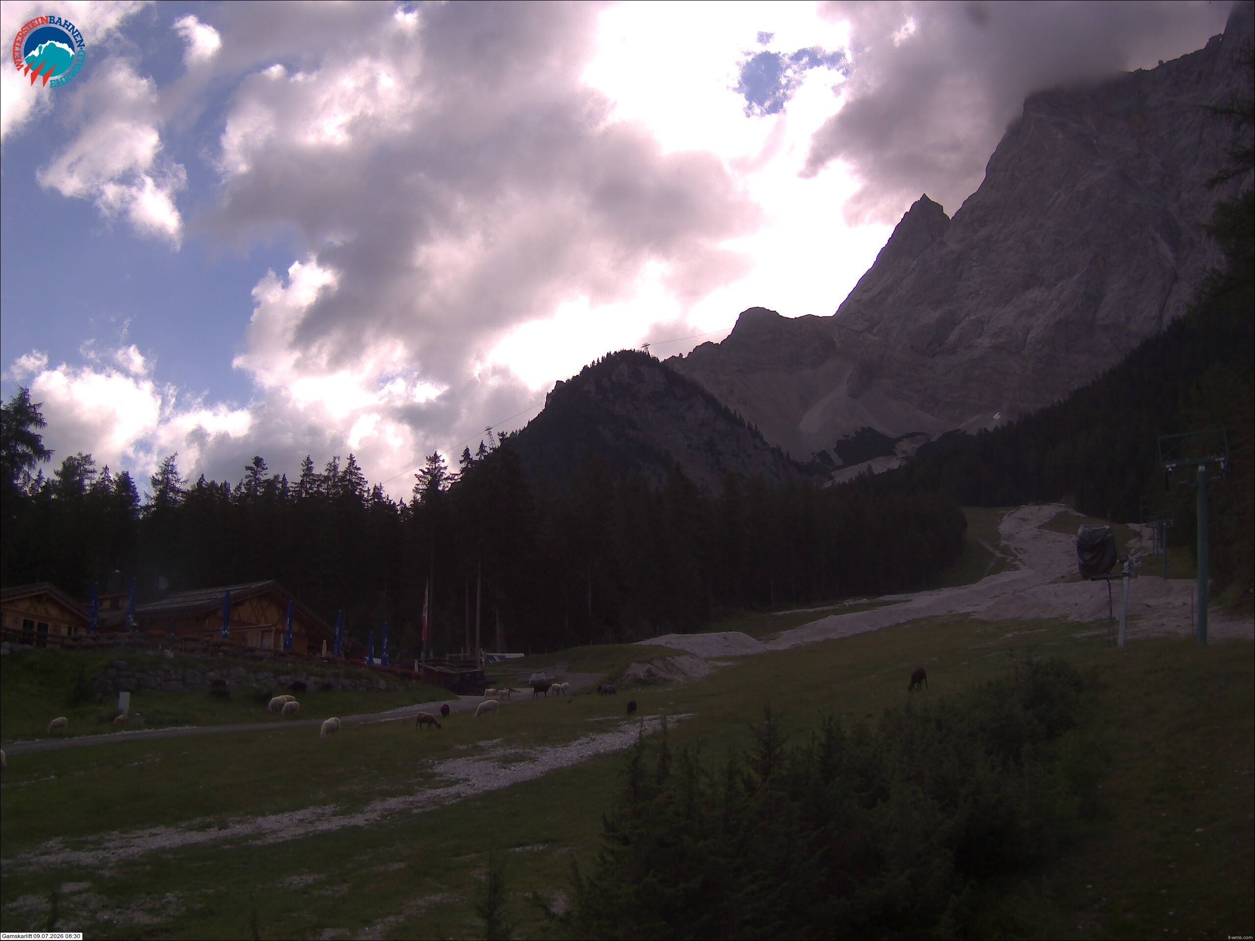 Archiv Foto Webcam Gamskarlift im Skigebiet Ehrwald