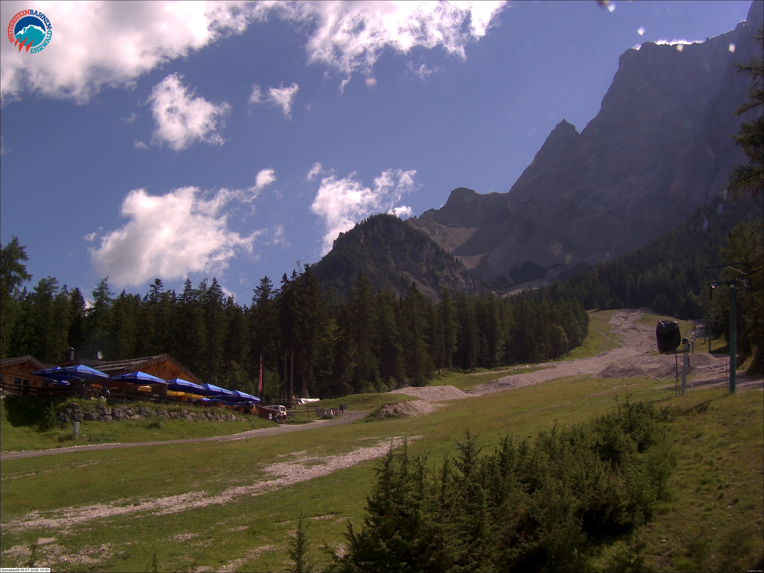 Archiv Foto Webcam Gamskarlift im Skigebiet Ehrwald