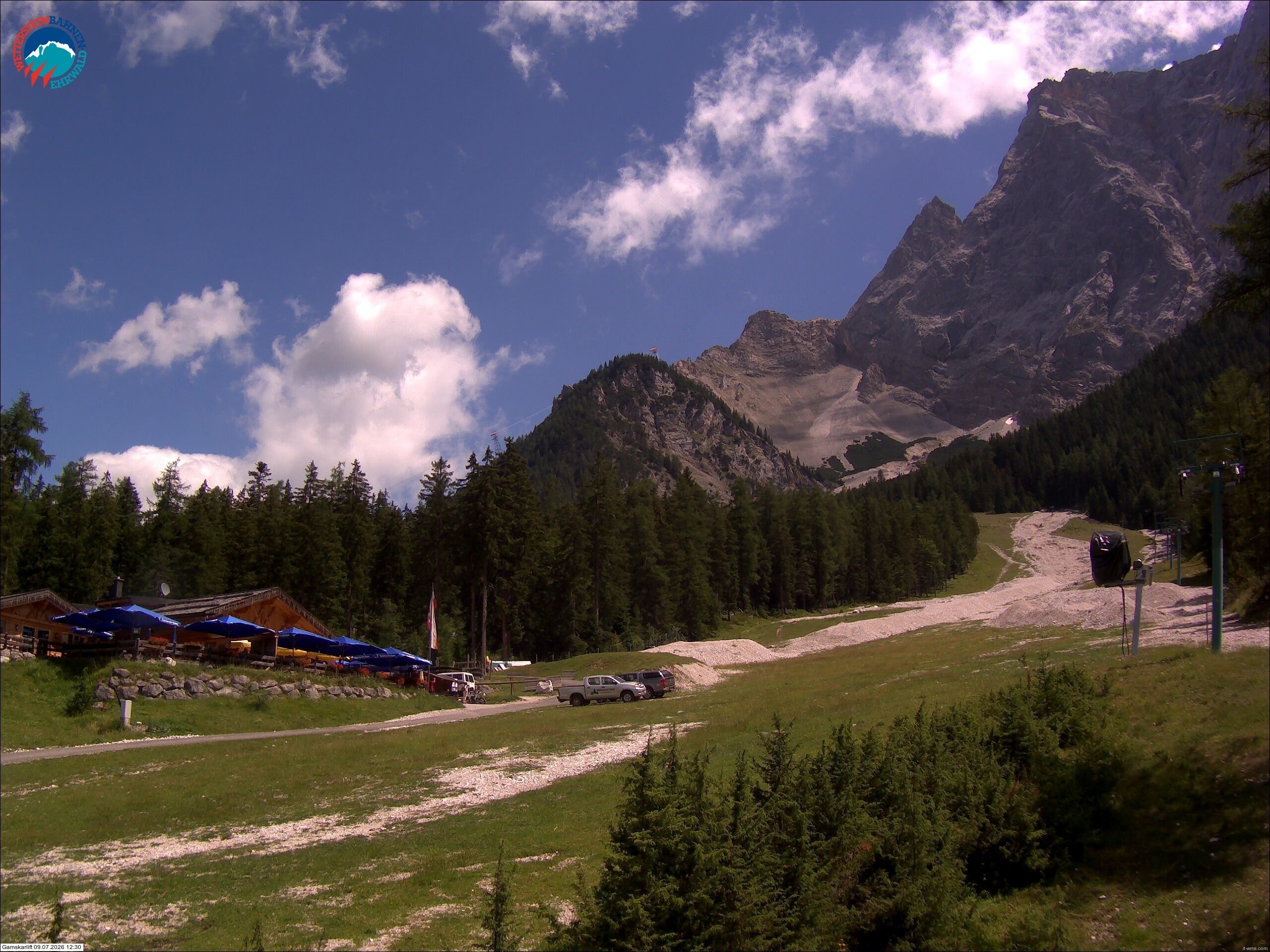 Archiv Foto Webcam Gamskarlift im Skigebiet Ehrwald