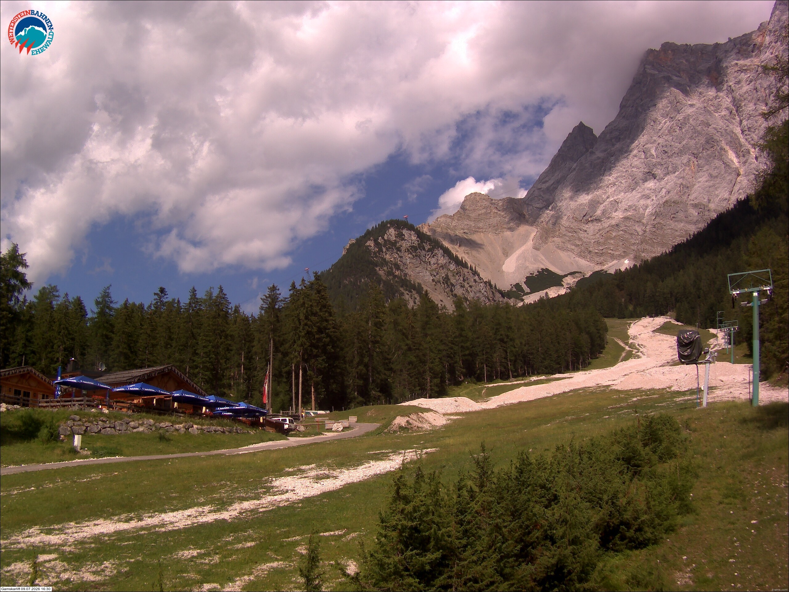 Archiv Foto Webcam Gamskarlift im Skigebiet Ehrwald